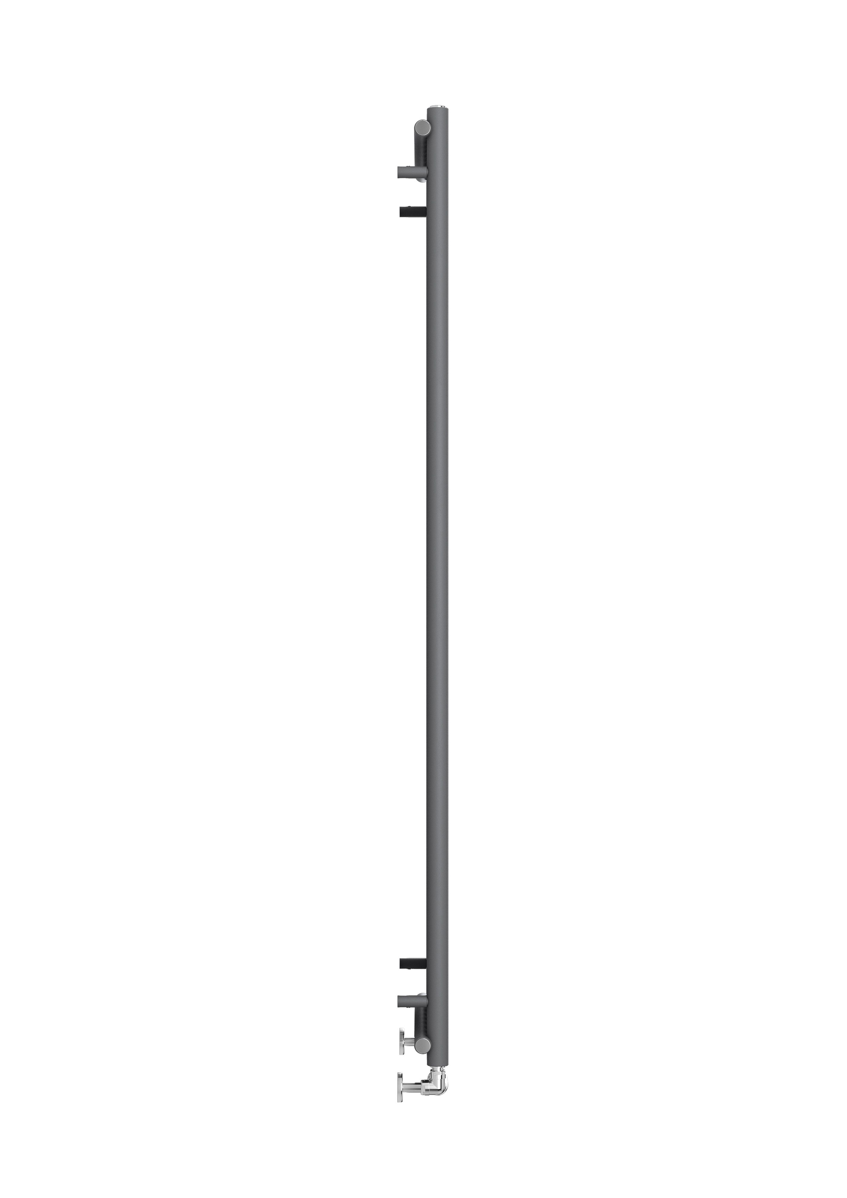 Terma Rolo room Modern grey Horizontal or vertical Designer Radiator, (W)590mm x (H)1800mm