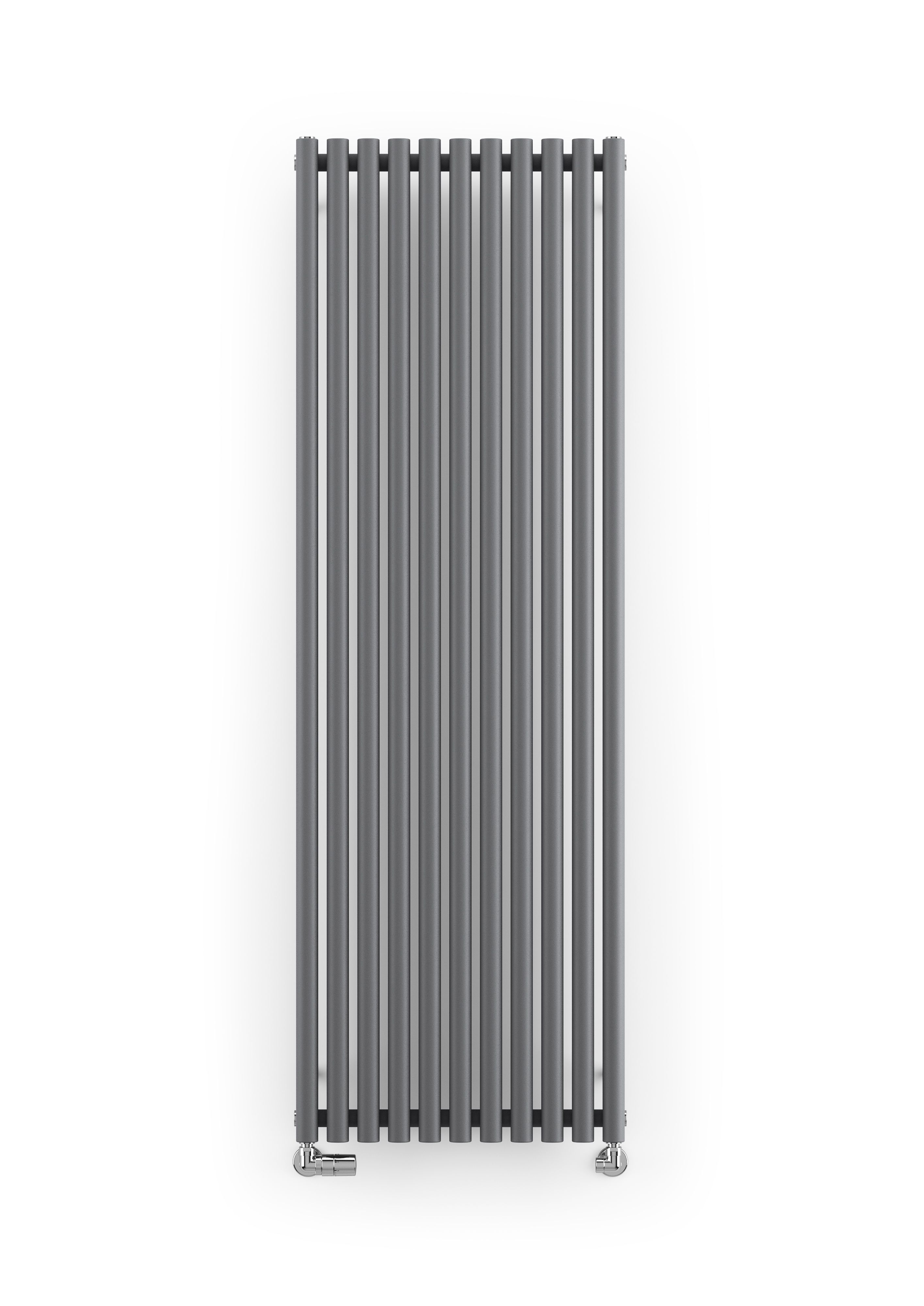 Terma Rolo room Modern grey Horizontal or vertical Designer Radiator, (W)590mm x (H)1800mm