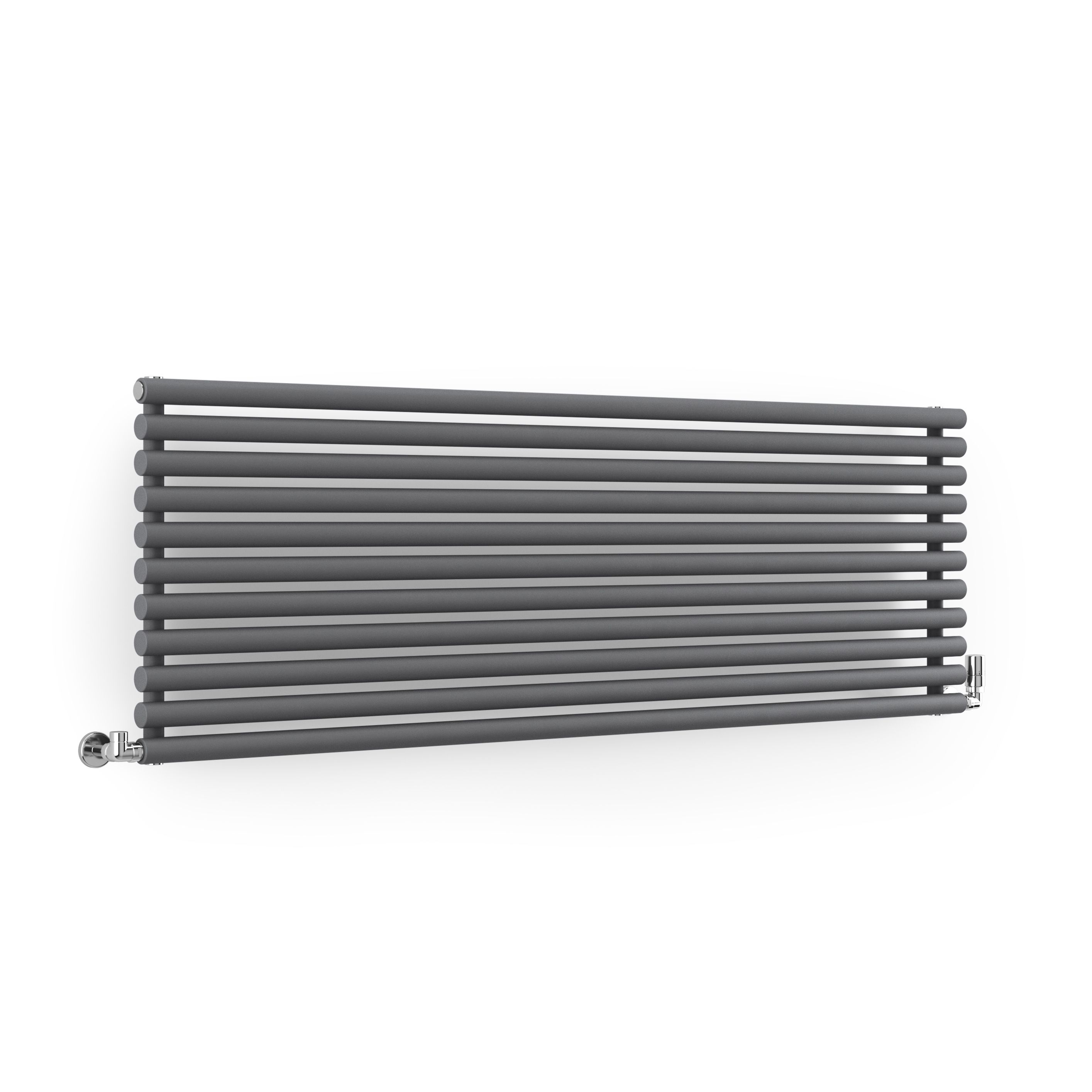 Terma Rolo room Modern grey Horizontal or vertical Designer Radiator, (W)590mm x (H)1800mm