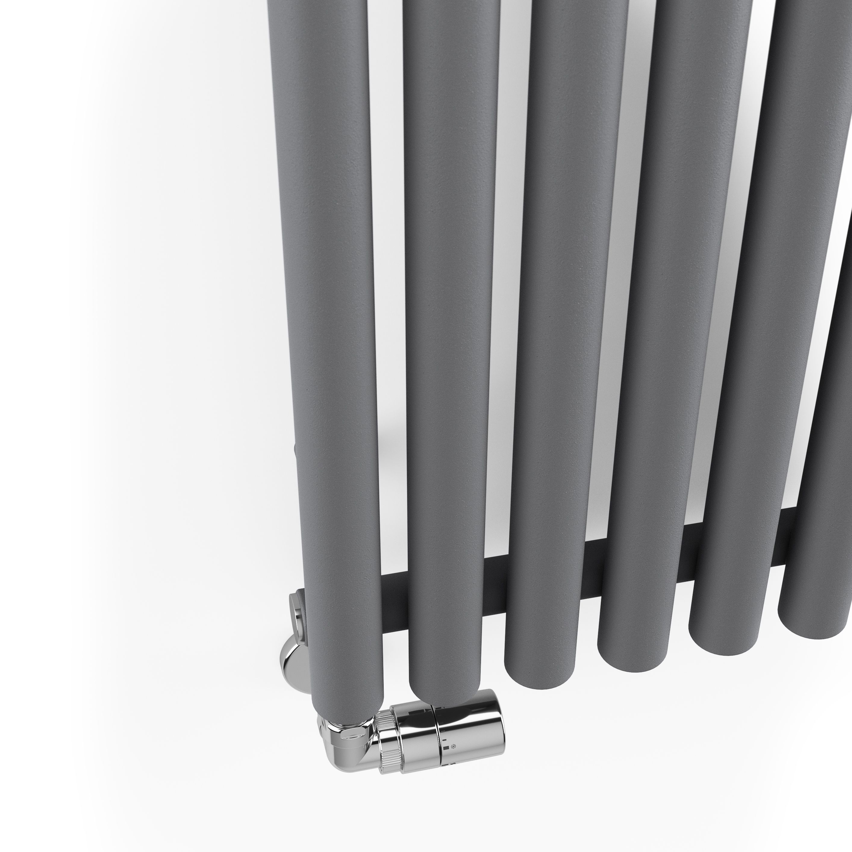 Terma Rolo room Modern grey Horizontal or vertical Designer Radiator, (W)590mm x (H)1800mm