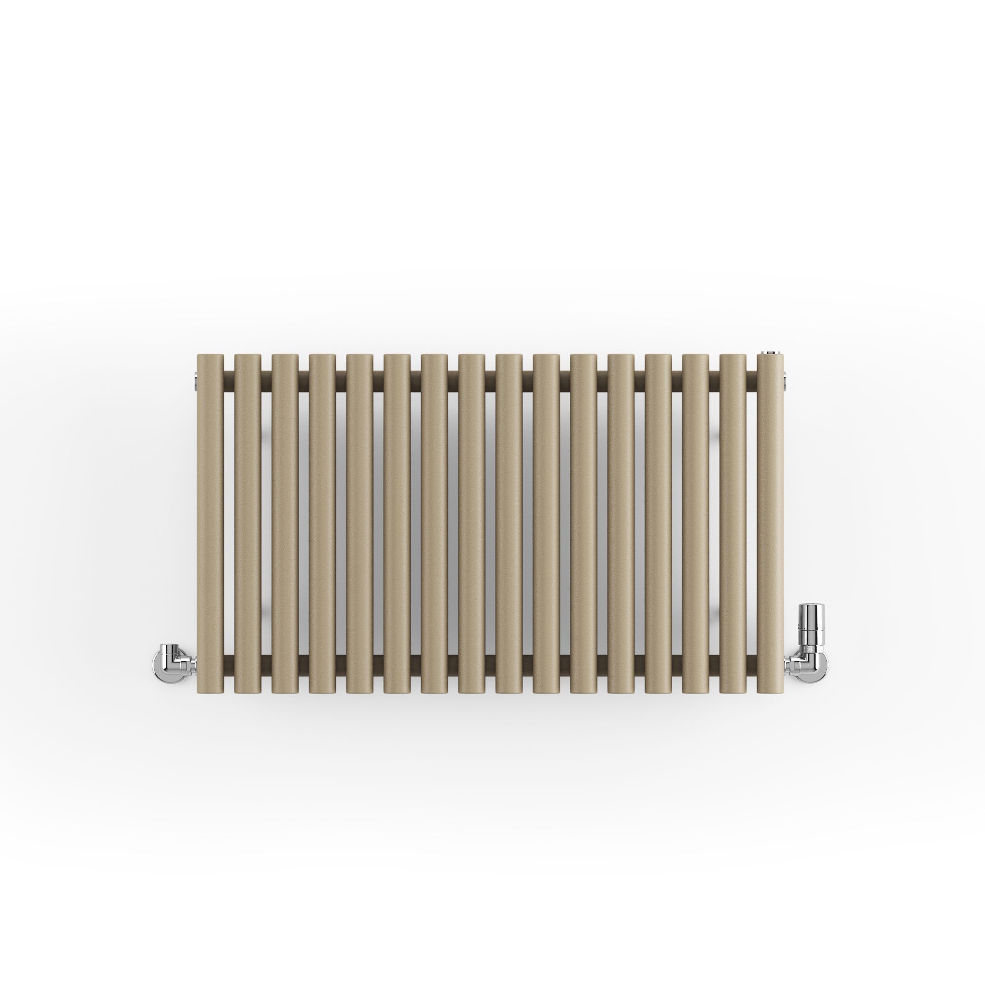 Terma Rolo room Quartz mocha Horizontal Designer Radiator, (W)865mm x (H)500mm
