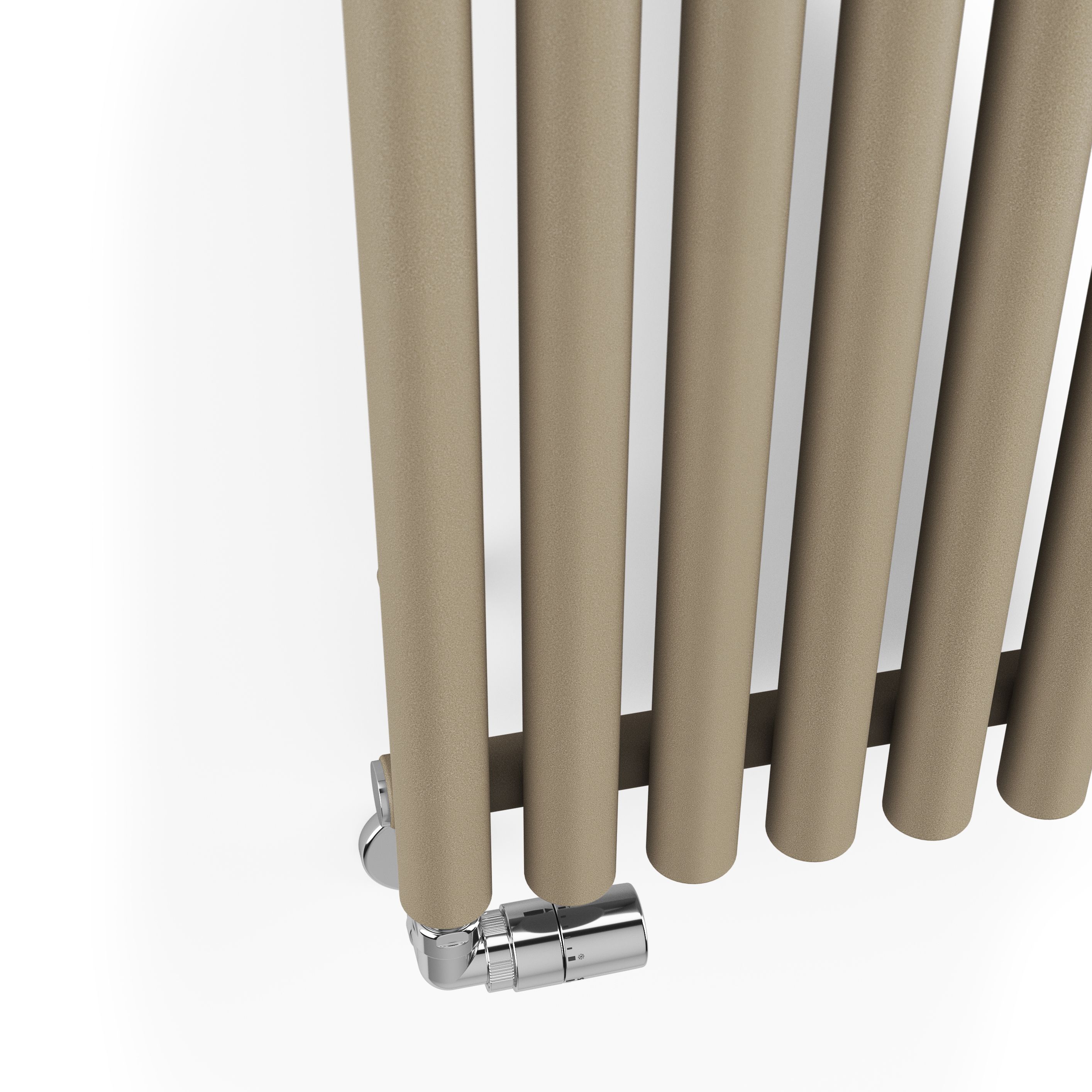 Terma Rolo room Quartz mocha Horizontal or vertical Designer Radiator, (W)590mm x (H)1800mm