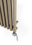 Terma Rolo room Quartz mocha Vertical Electric designer Radiator, (W)370mm x (H)1800mm