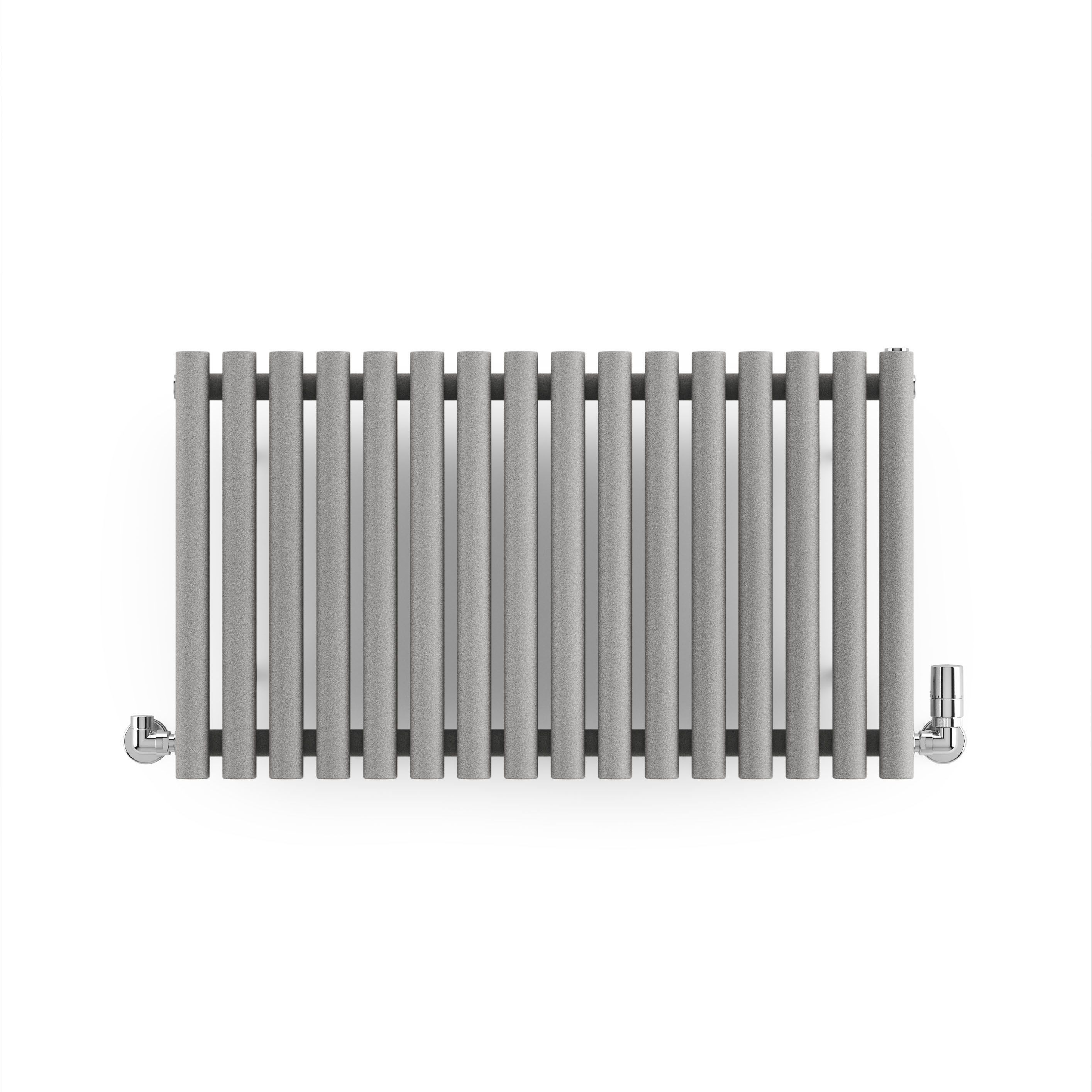 Terma Rolo room Salt n pepper Horizontal Designer Radiator, (W)865mm x (H)500mm