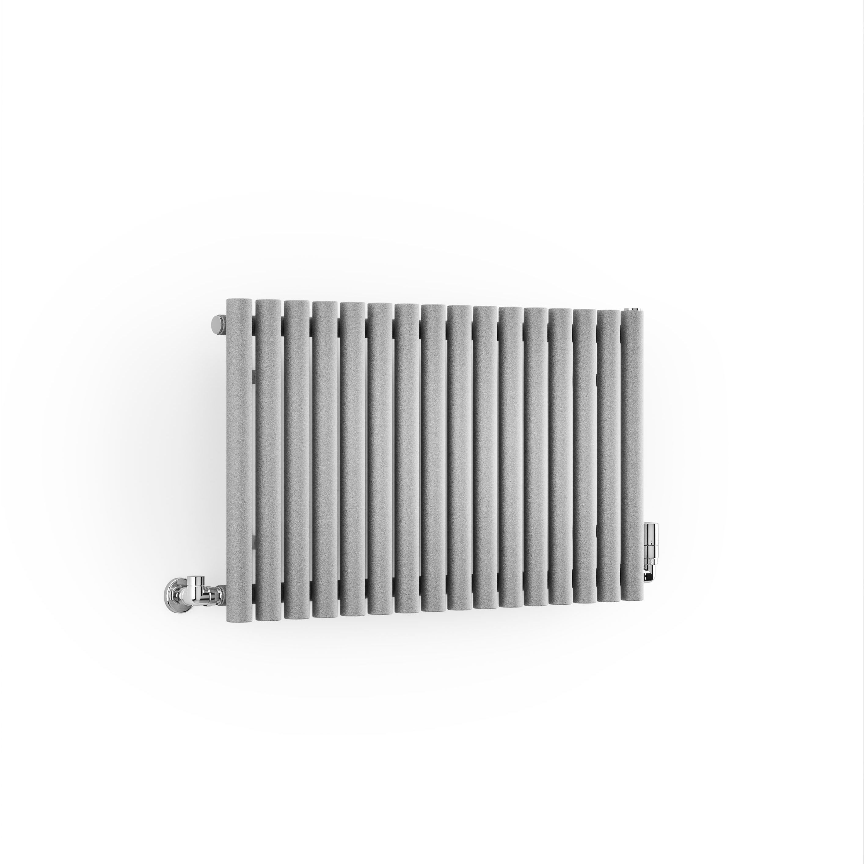 Terma Rolo room Salt n pepper Horizontal Designer Radiator, (W)865mm x (H)500mm