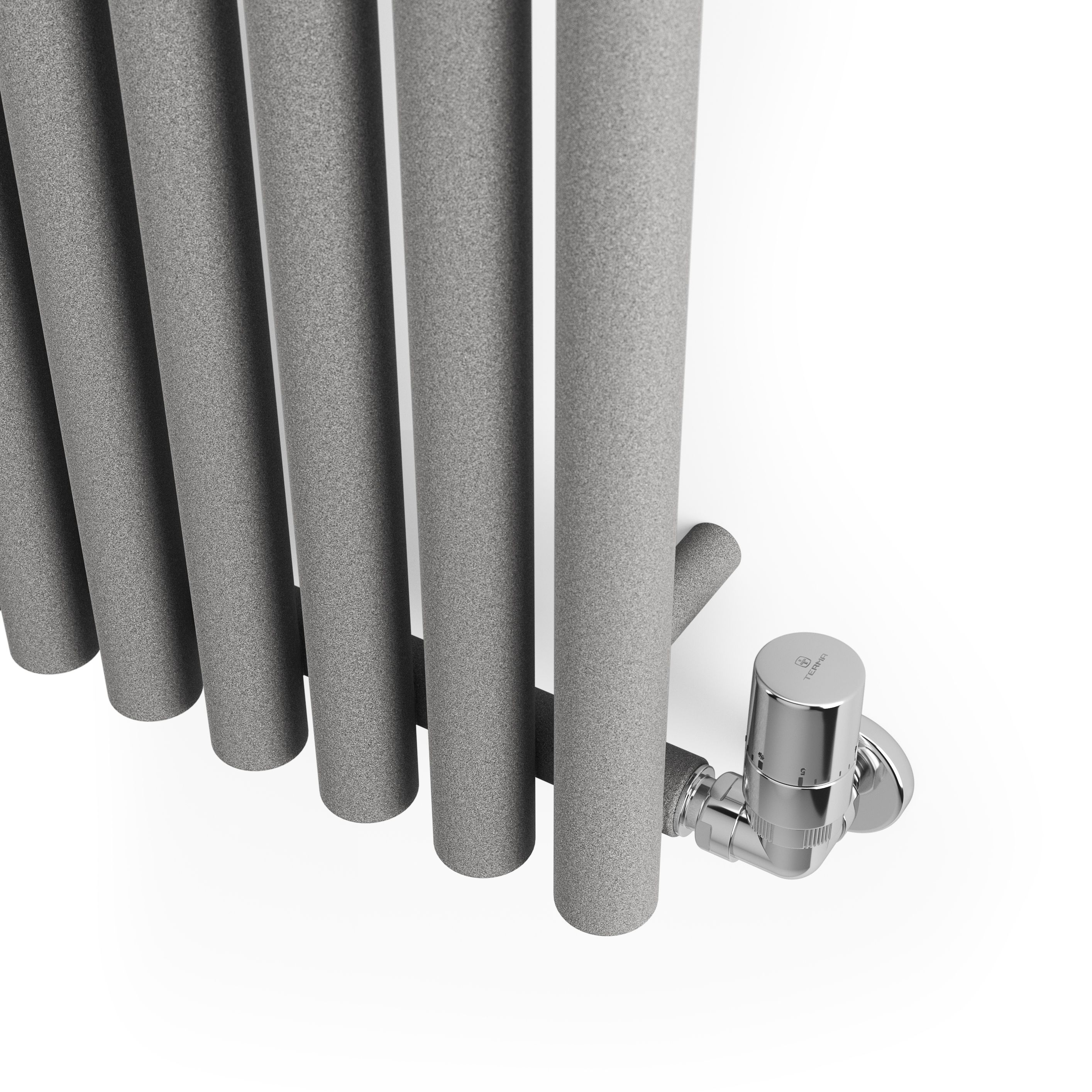 Terma Rolo room Salt n pepper Horizontal or vertical Designer Radiator, (W)480mm x (H)1800mm