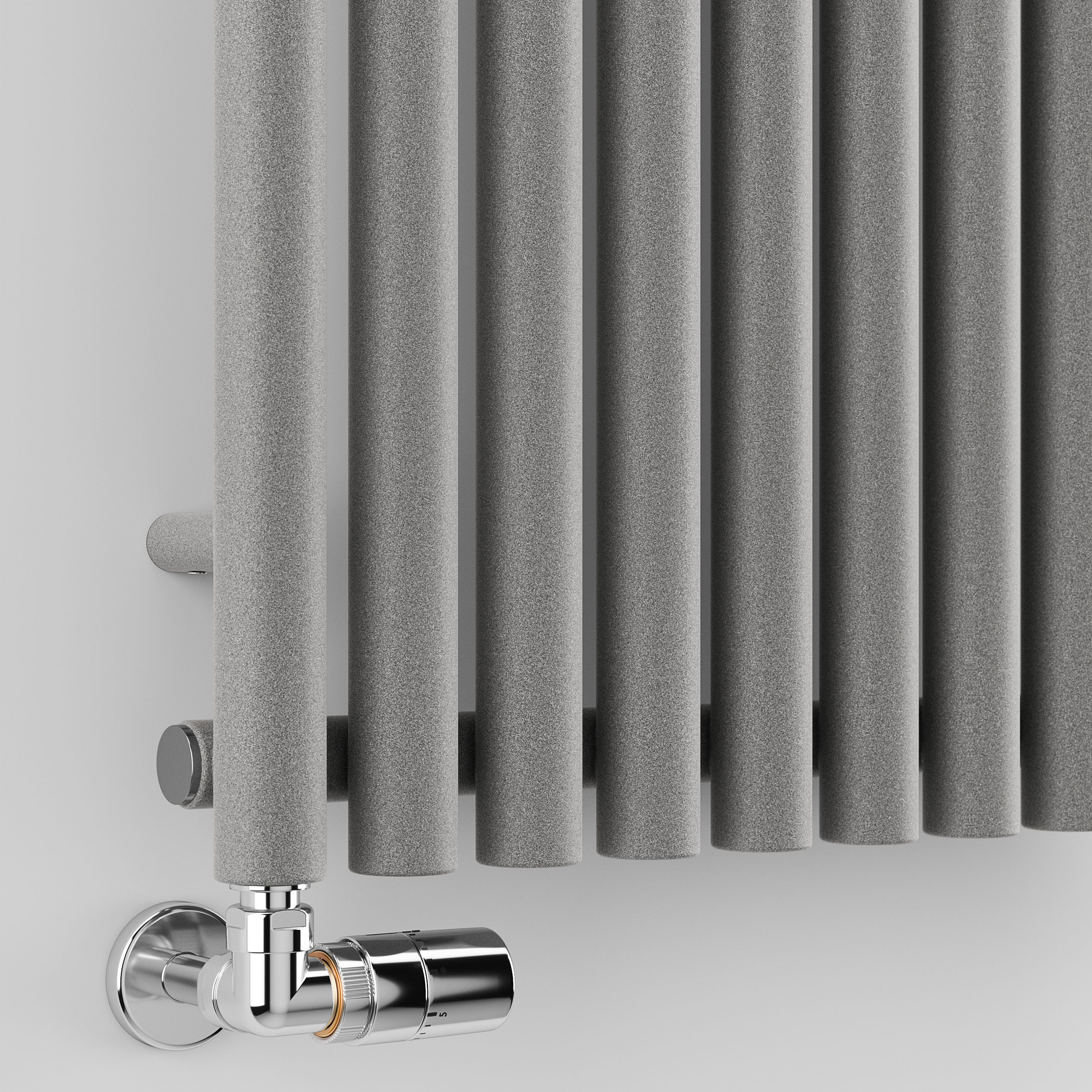 Terma Rolo room Salt n pepper Horizontal or vertical Designer Radiator, (W)590mm x (H)1800mm