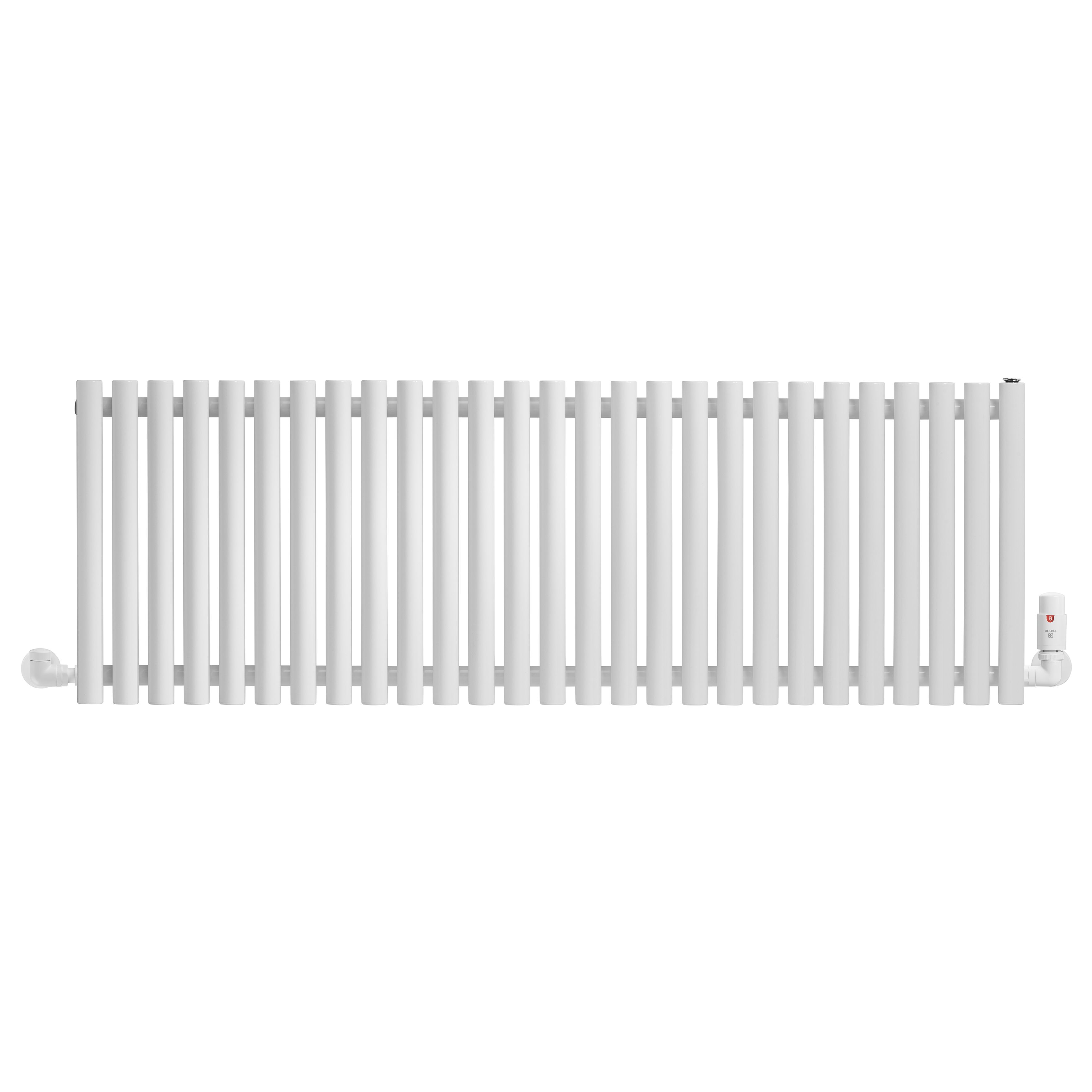 Terma Rolo Room White Hydronic Horizontal Designer 3399BTU Radiator, (W)1470mm x (H)500mm