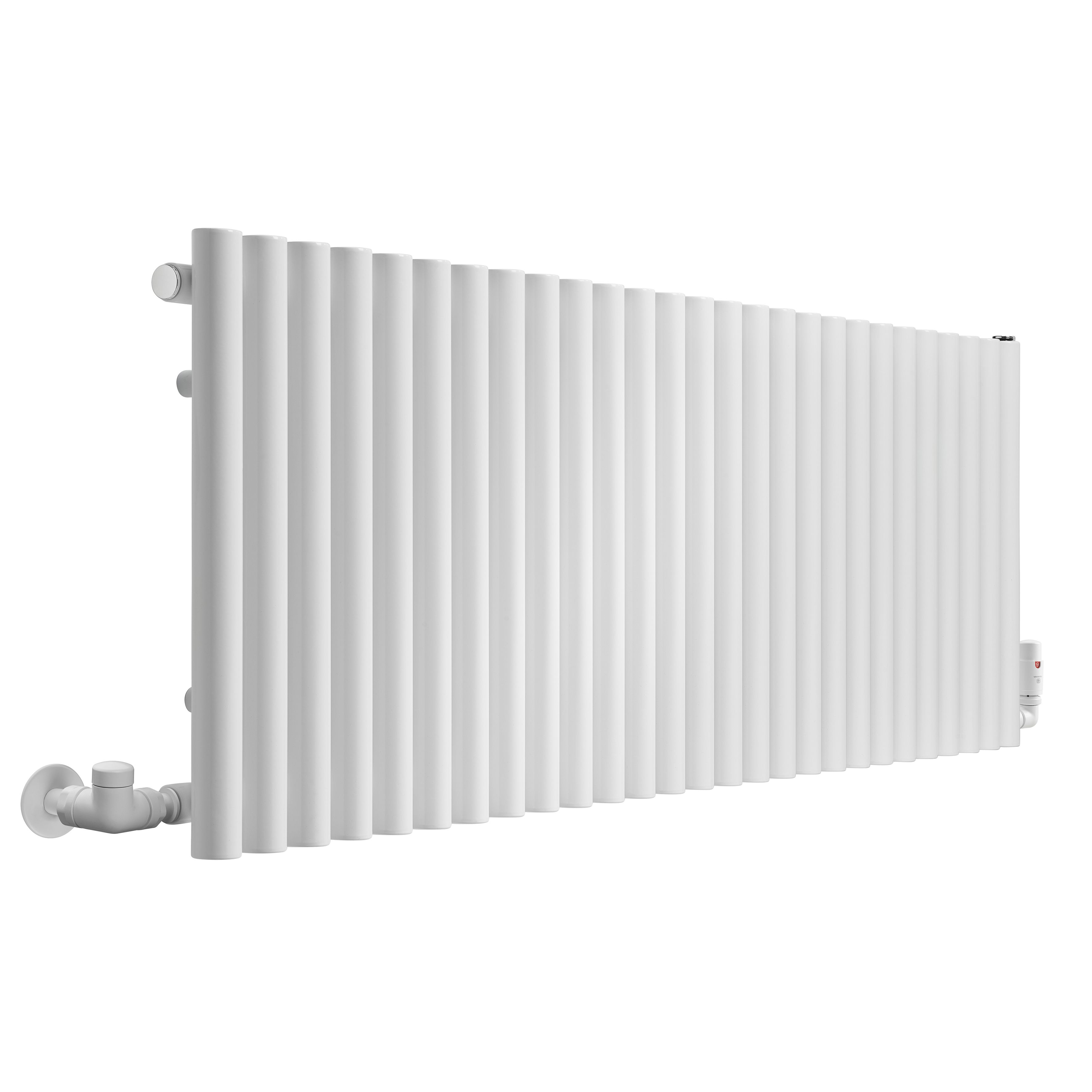 Terma Rolo Room White Hydronic Horizontal Designer 3399BTU Radiator, (W)1470mm x (H)500mm