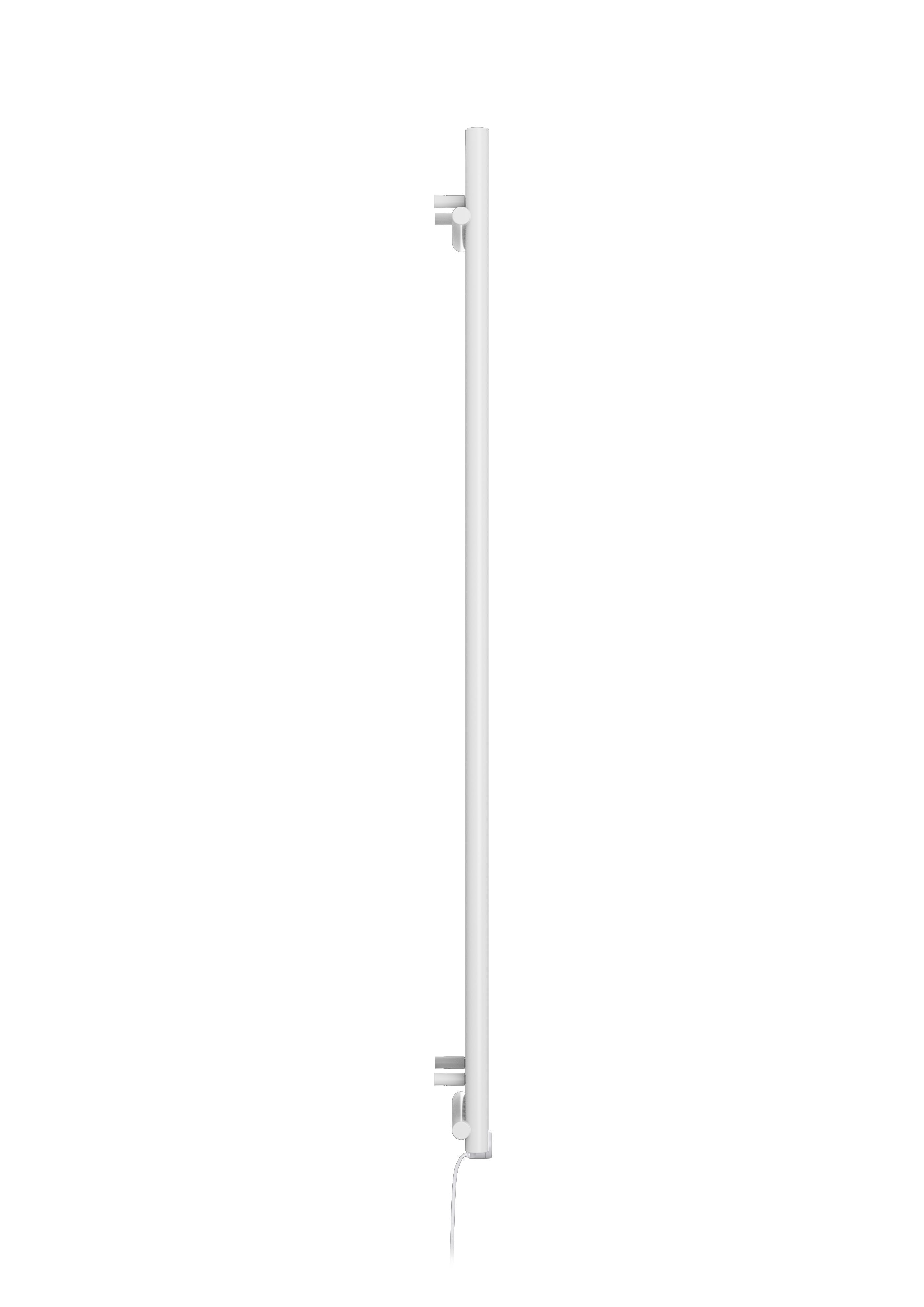 Terma Rolo room White Vertical Electric designer Radiator, (W)370mm x (H)1800mm