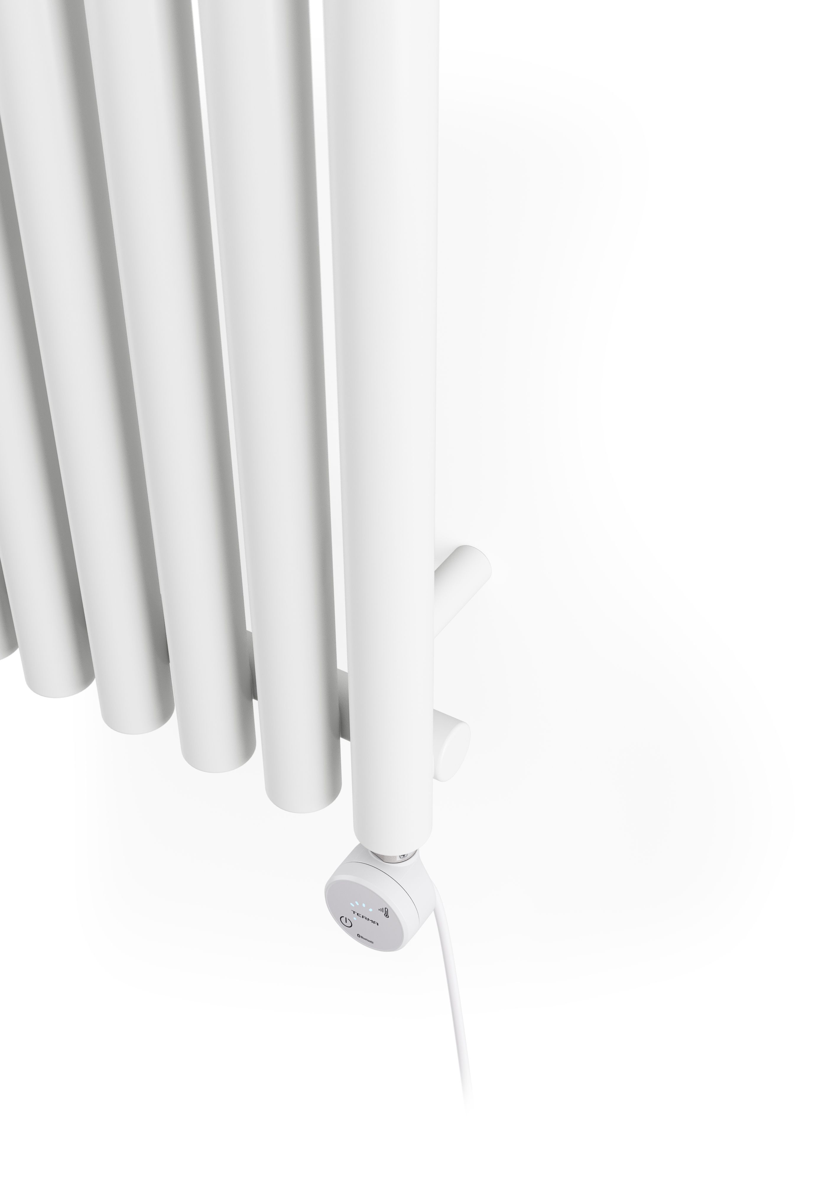 Terma Rolo room White Vertical Electric designer Radiator, (W)370mm x (H)1800mm