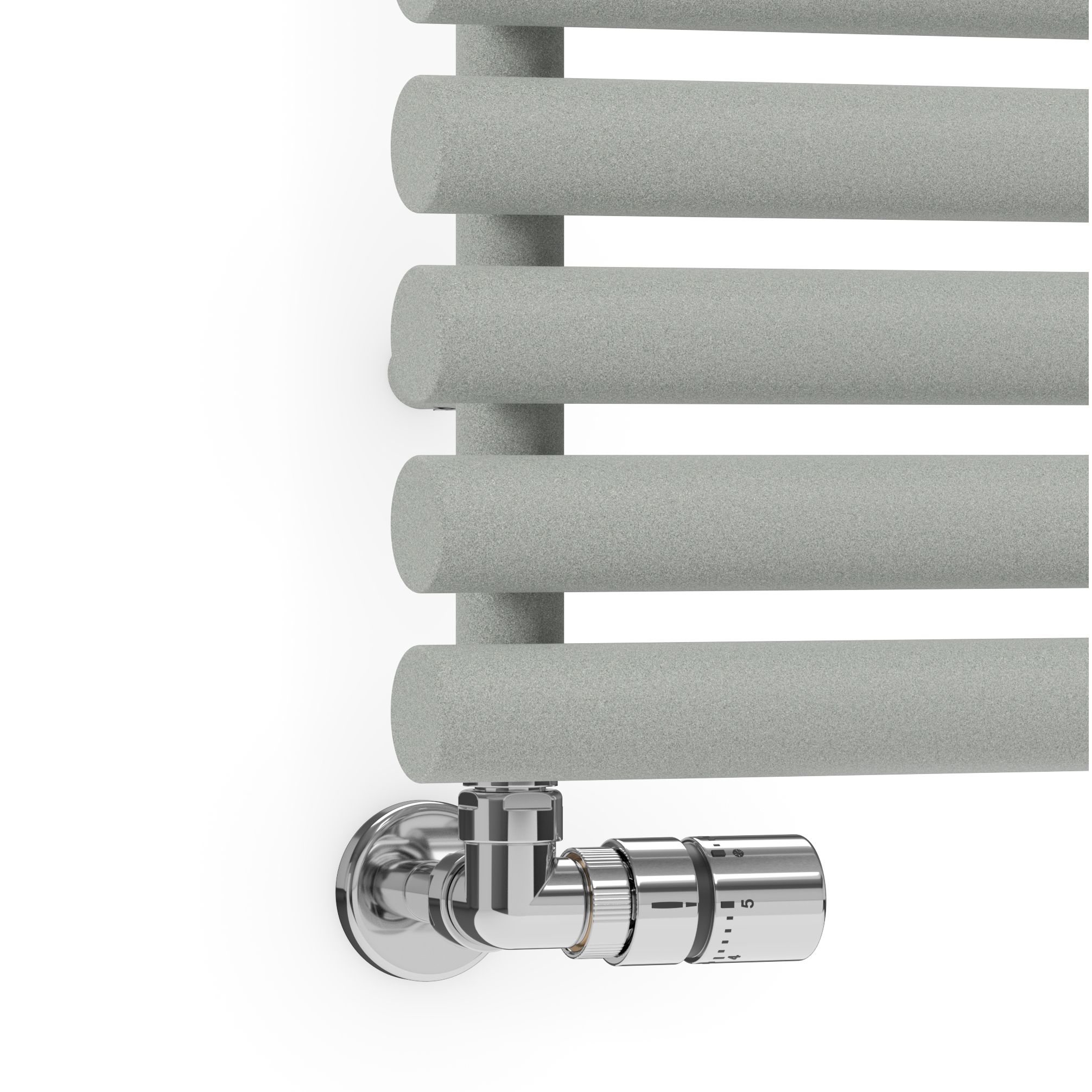 Terma Rolo Salt & Pepper Towel warmer (W)520mm x (H)755mm