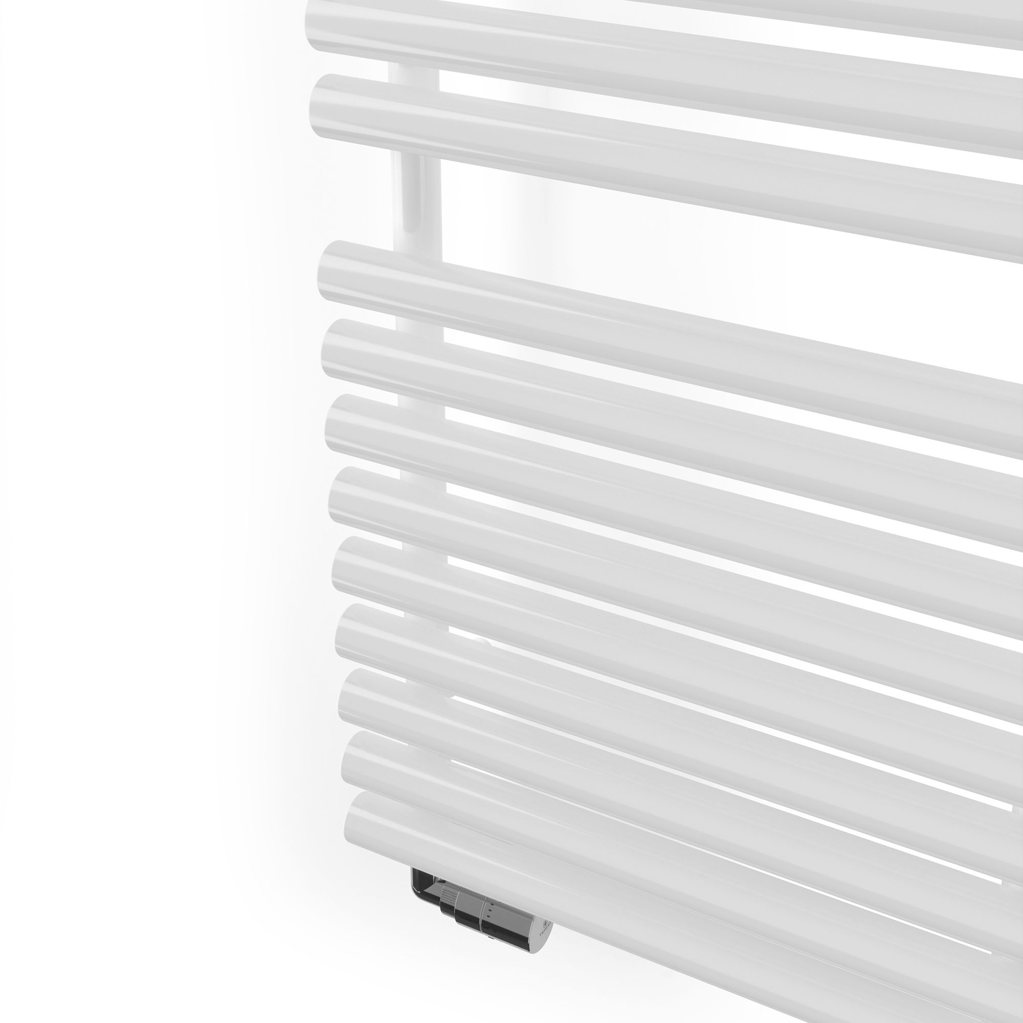 Terma Rolo White Flat Towel warmer (W)520mm x (H)1800mm
