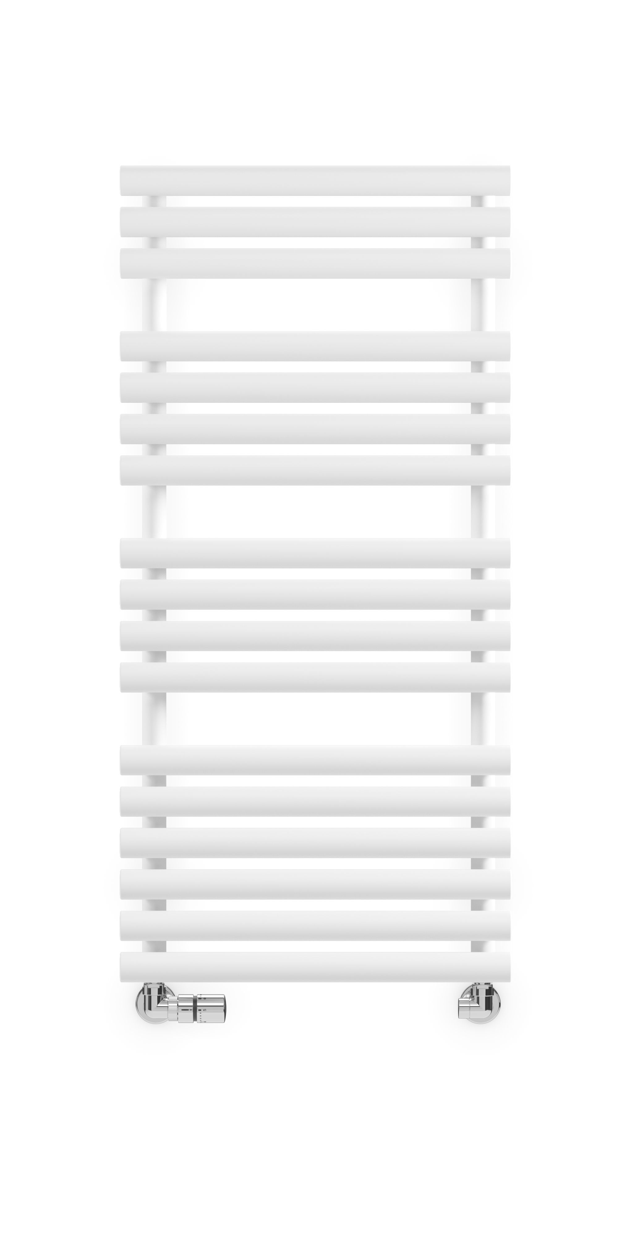 Terma Rolo White Towel warmer (W)520mm x (H)1085mm