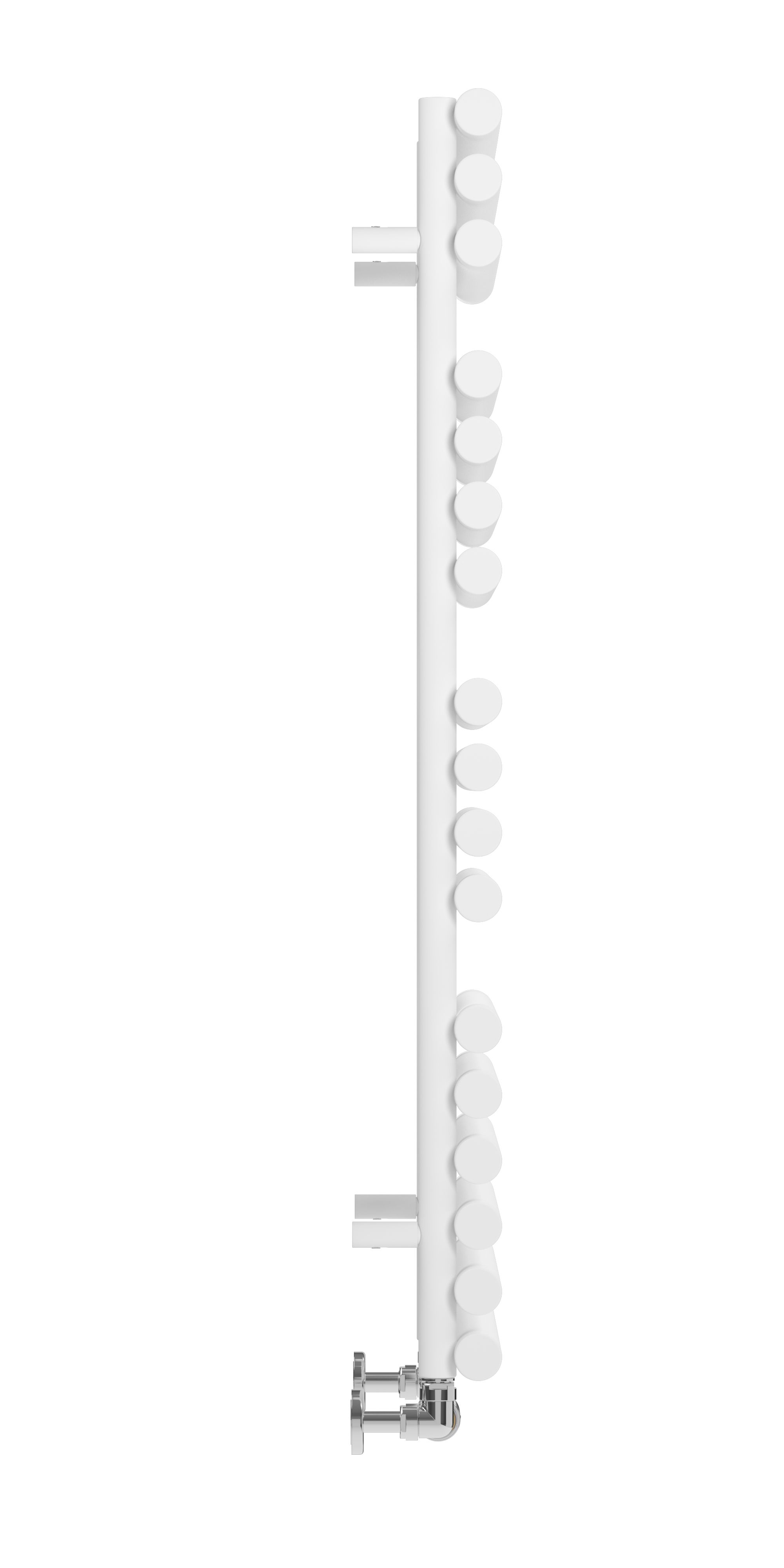 Terma Rolo White Towel warmer (W)520mm x (H)1085mm