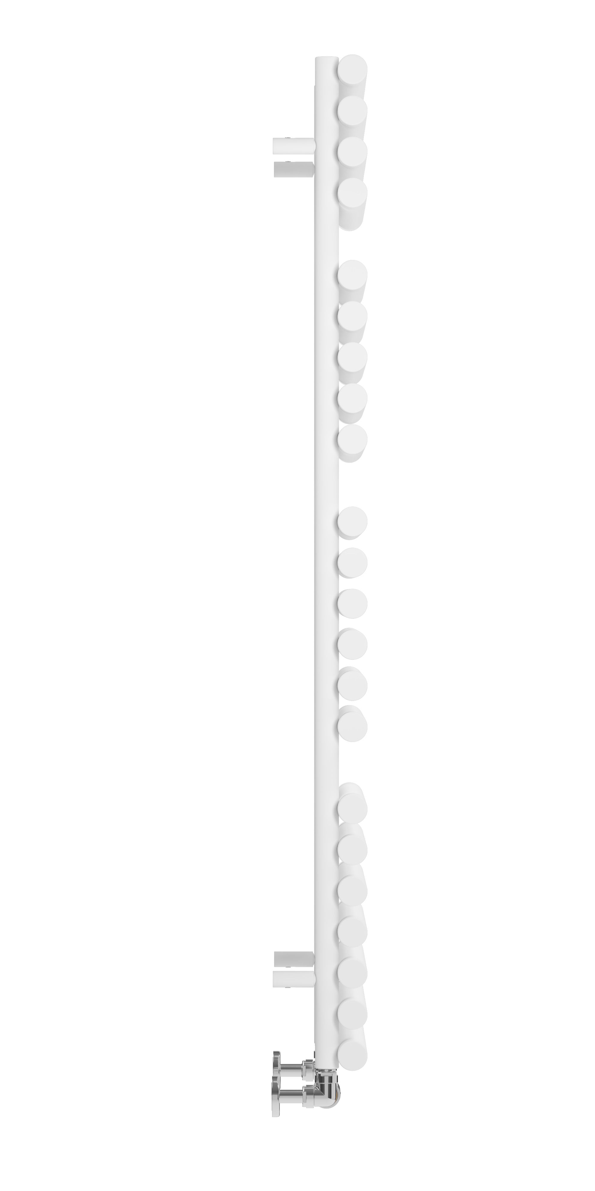 Terma Rolo White Towel warmer (W)520mm x (H)1360mm