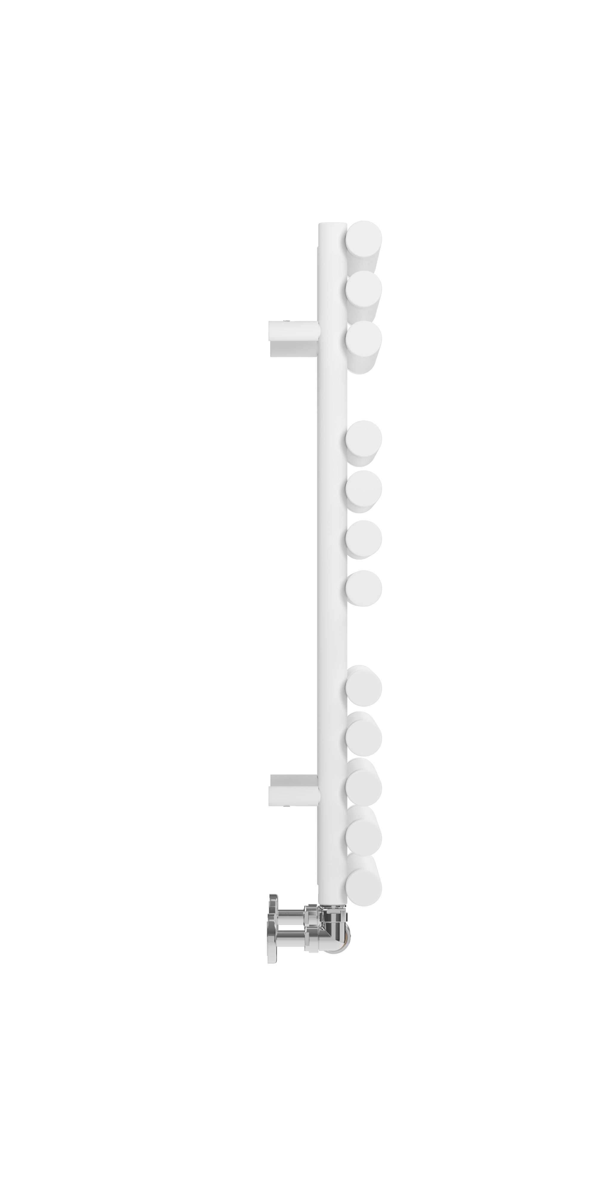 Terma Rolo White Towel warmer (W)520mm x (H)755mm