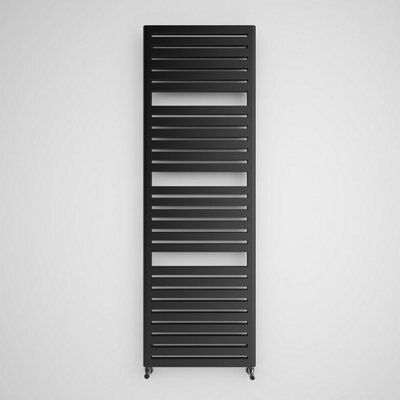 Terma Salisbury Metallic black Towel warmer (W)540mm x (H)1635mm