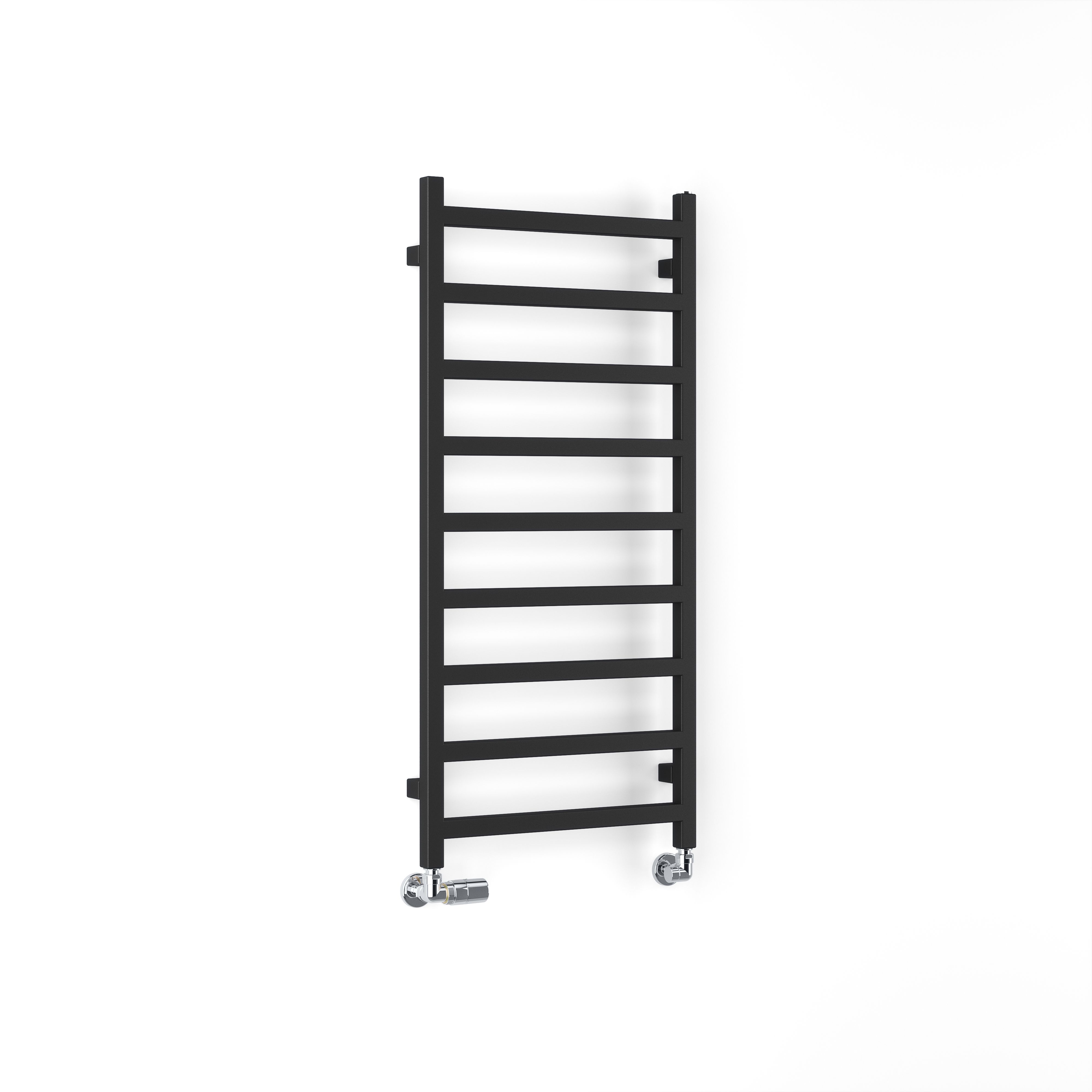 Terma Simple Black Flat Towel warmer (W)500mm x (H)1080mm