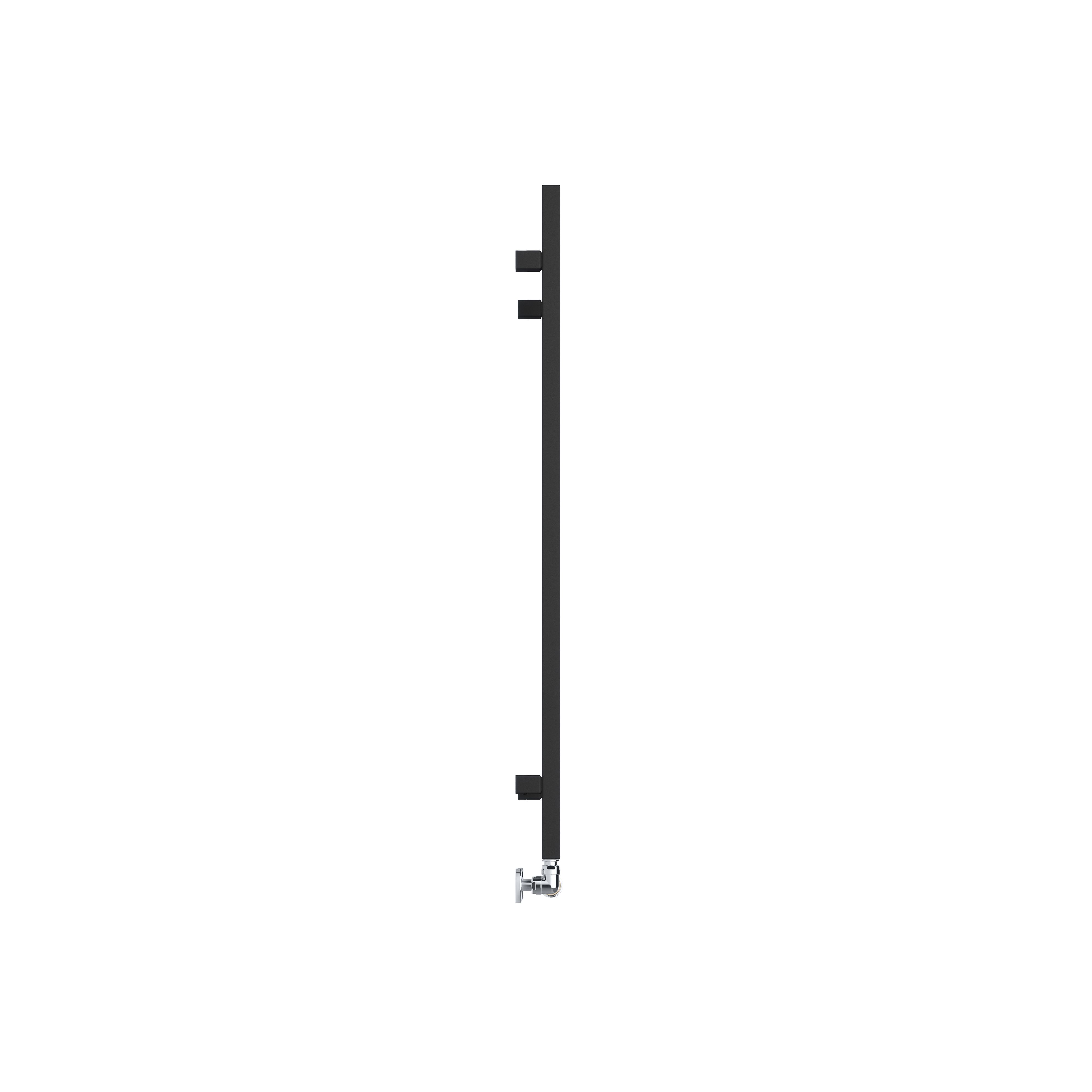 Terma Simple Black Flat Towel warmer (W)500mm x (H)1080mm