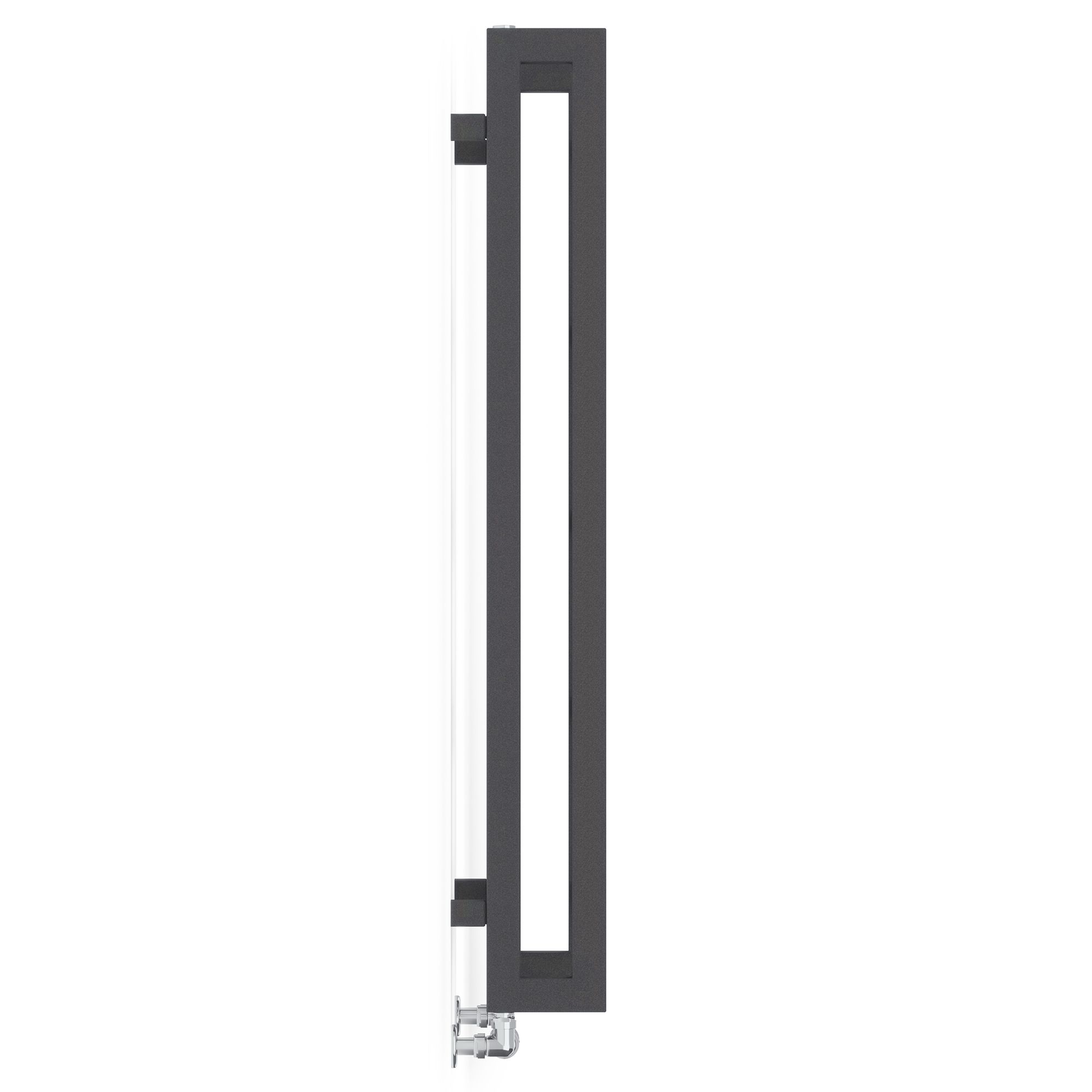 Terma Stand Grey Flat Towel warmer (W)400mm x (H)1150mm