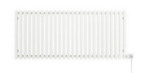 Terma Triga Sea salt white Horizontal Designer Radiator, (W)1280mm x (H)560mm