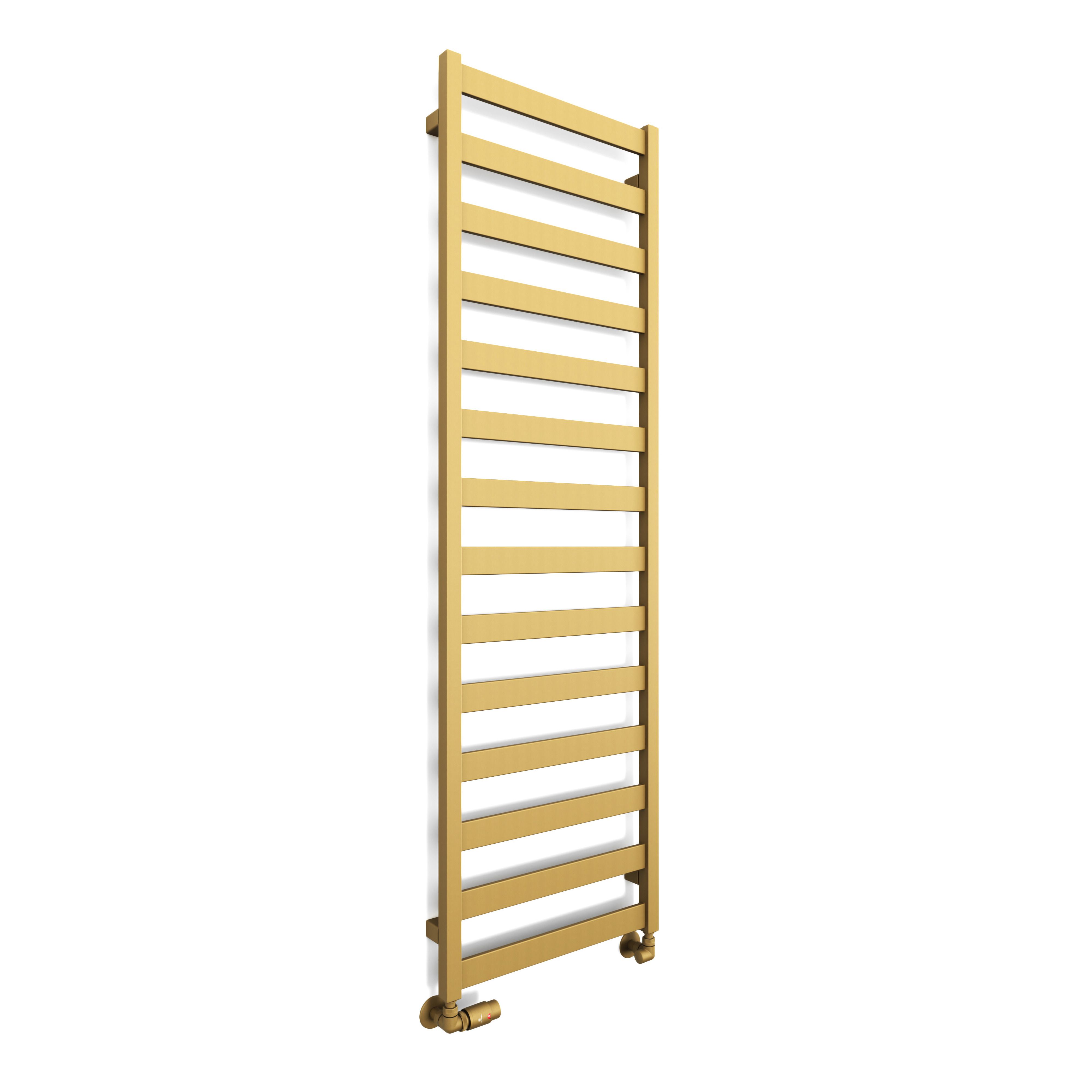 Terma Vivo Brass 2018BTU Vertical Towel radiator (W)500mm x (H)1630mm