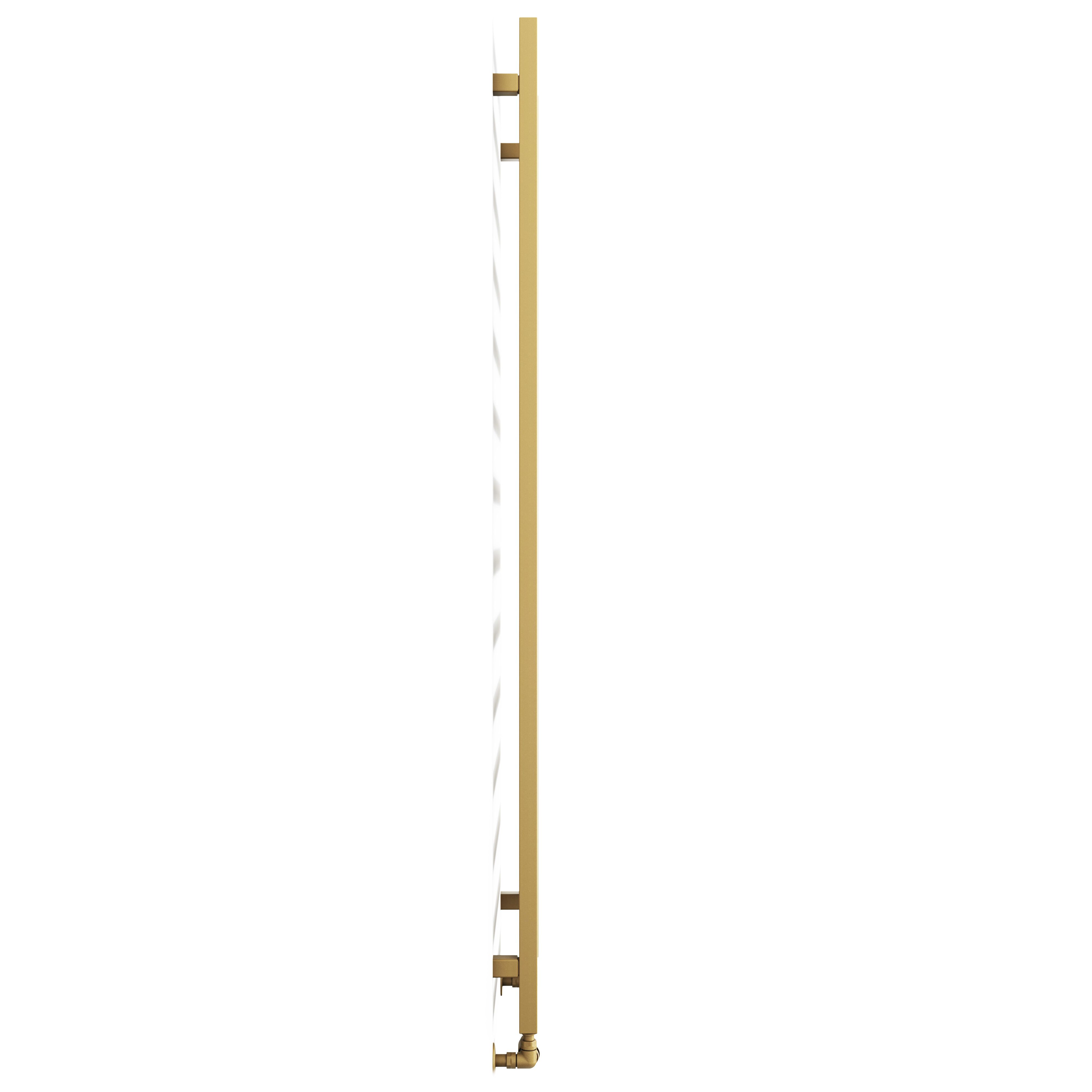 Terma Vivo Brass 2018BTU Vertical Towel radiator (W)500mm x (H)1630mm