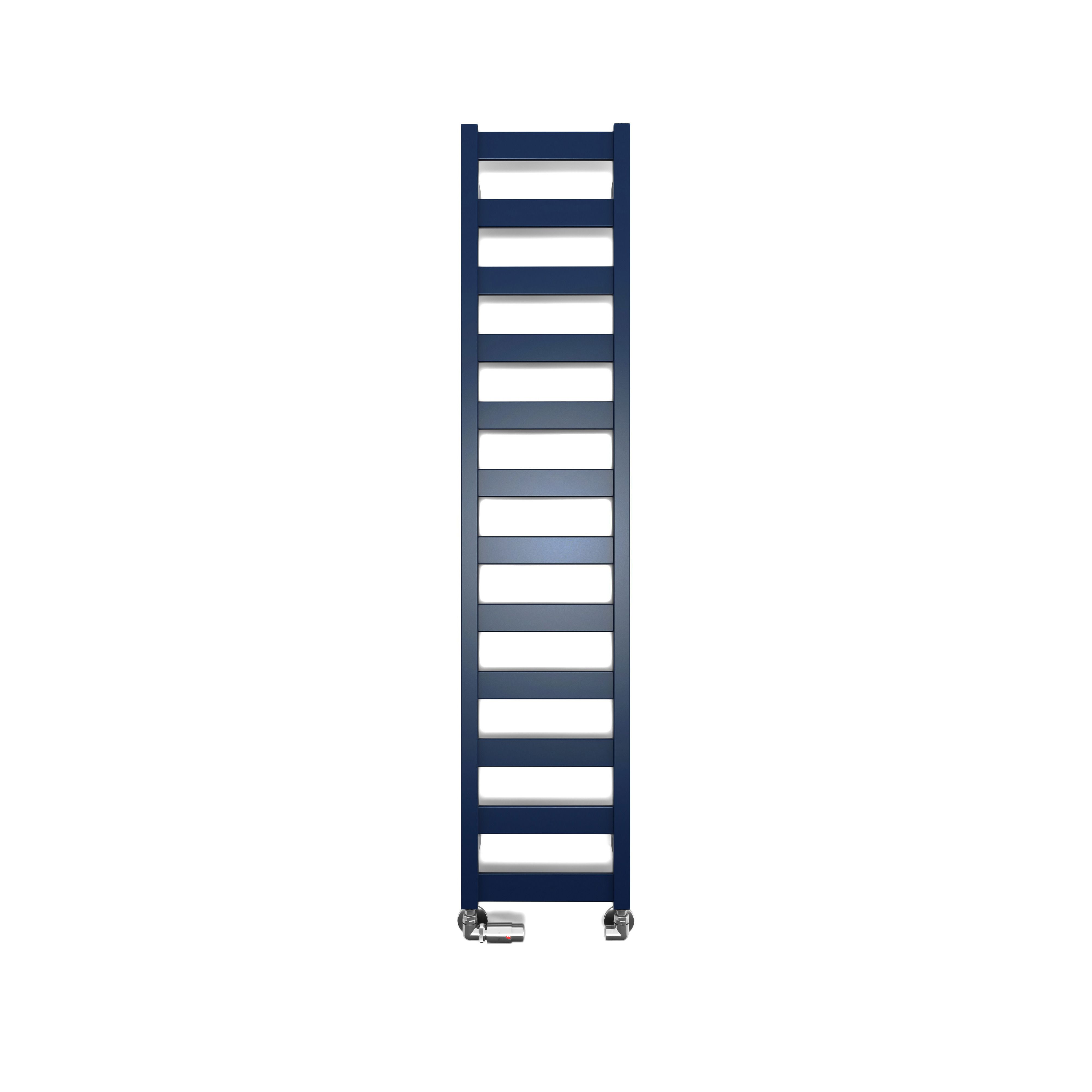 Terma Vivo Denim Blue 1215BTU Vertical Towel radiator (W)300mm x (H)1390mm