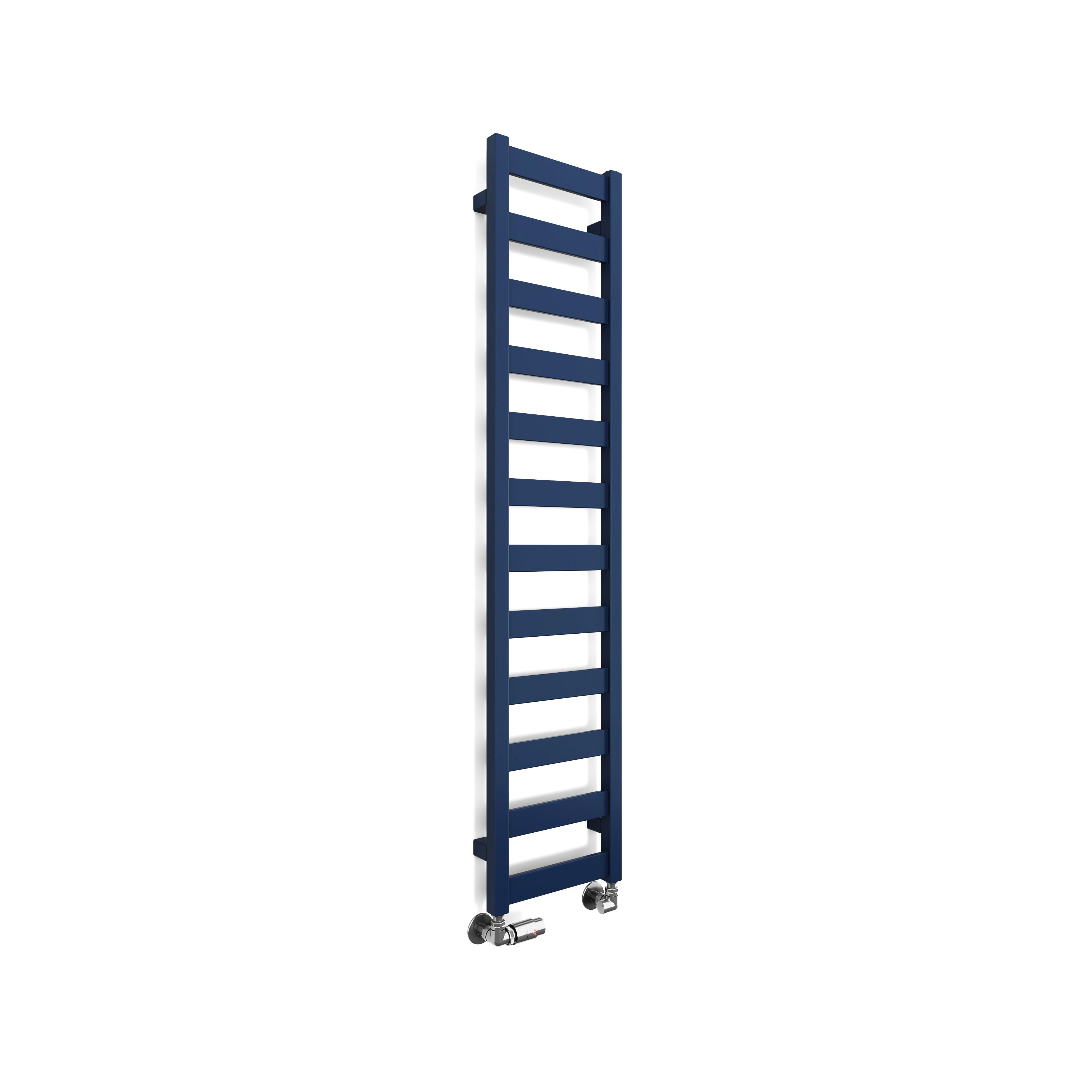 Terma Vivo Denim Blue 1215BTU Vertical Towel radiator (W)300mm x (H)1390mm