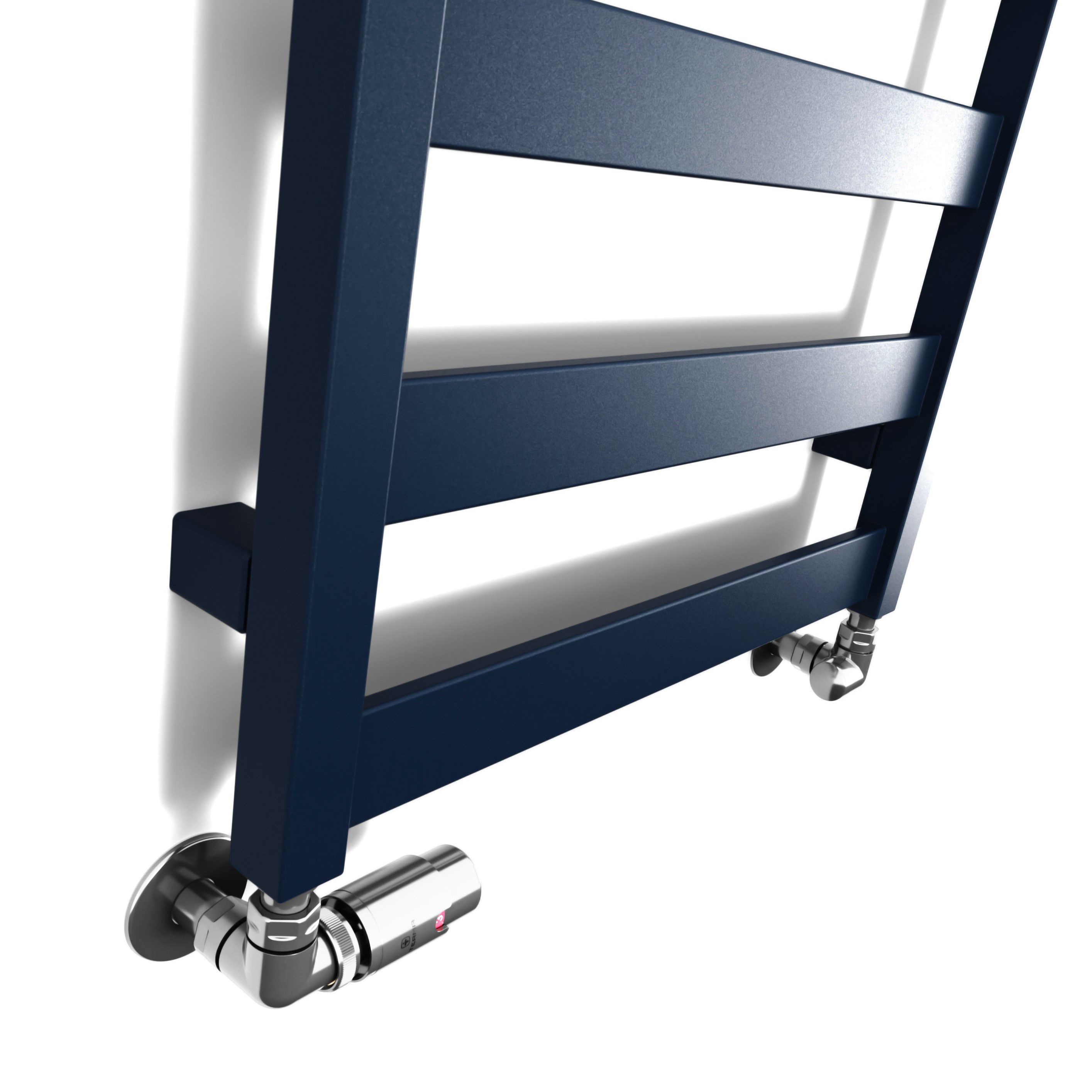Terma Vivo Denim Blue 1215BTU Vertical Towel radiator (W)300mm x (H)1390mm