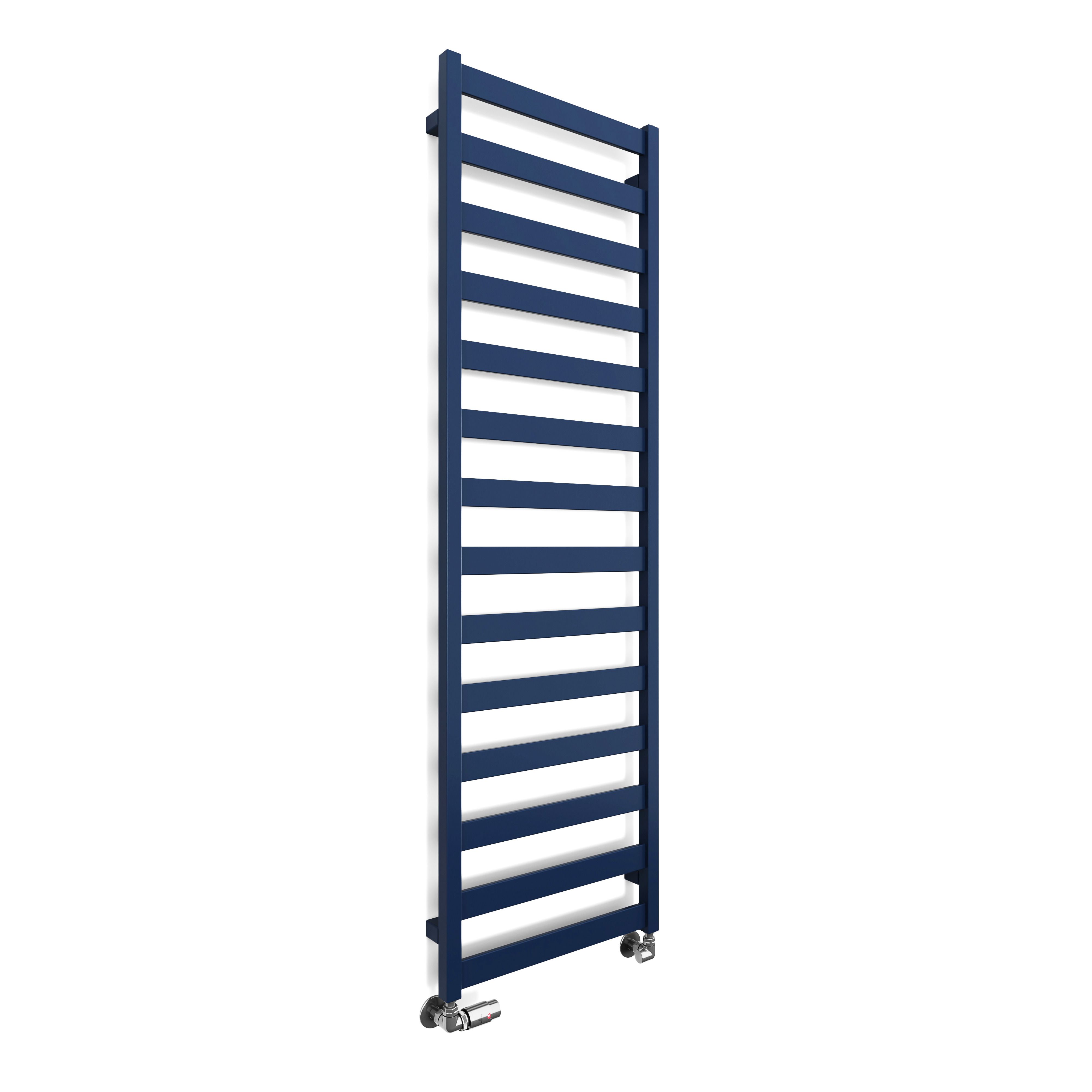 Terma Vivo Denim Blue 2018BTU Vertical Towel radiator (W)500mm x (H)1630mm