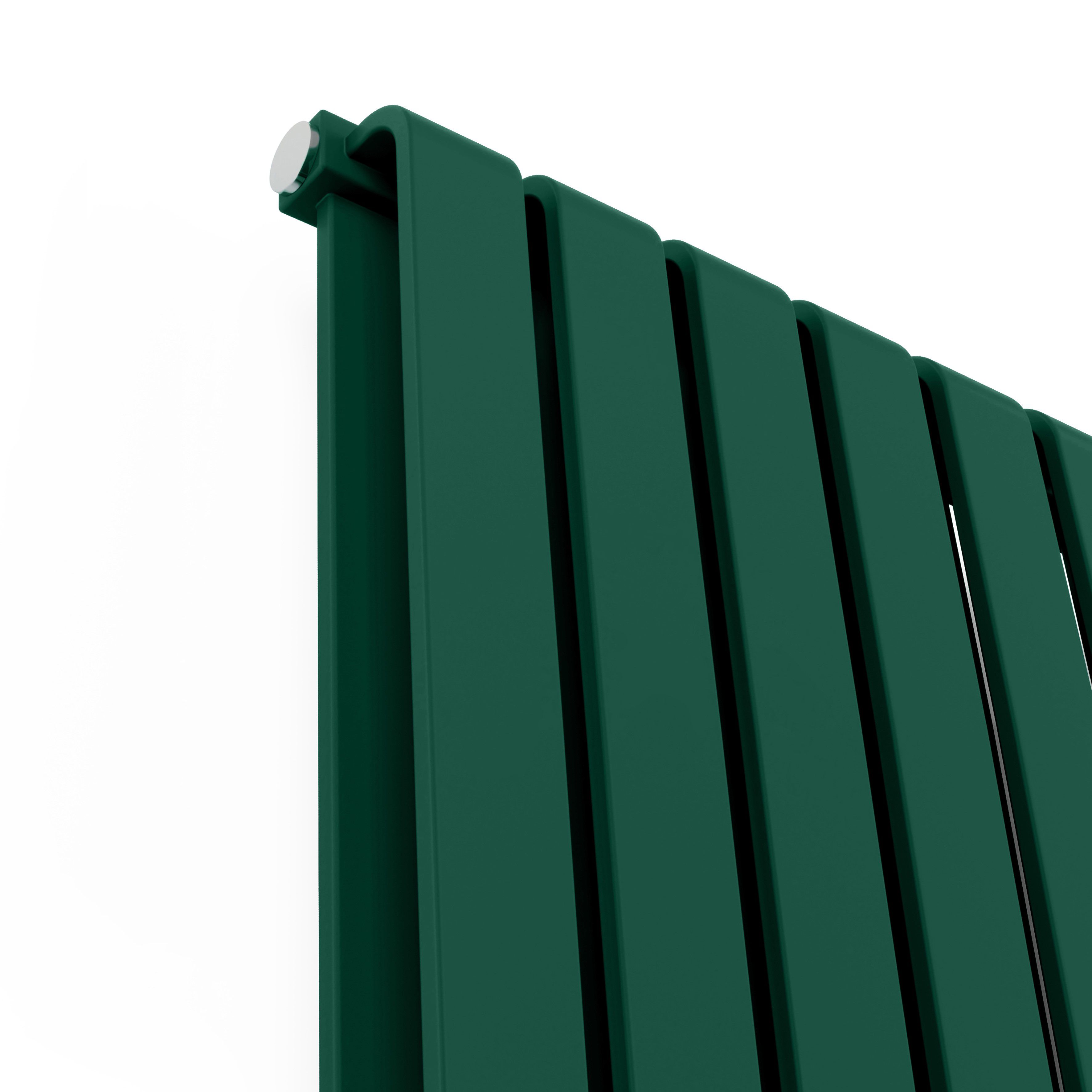 Terma Warp Room Green Hydronic Horizontal Designer 3317BTU Radiator, (W)1565mm x (H)330mm
