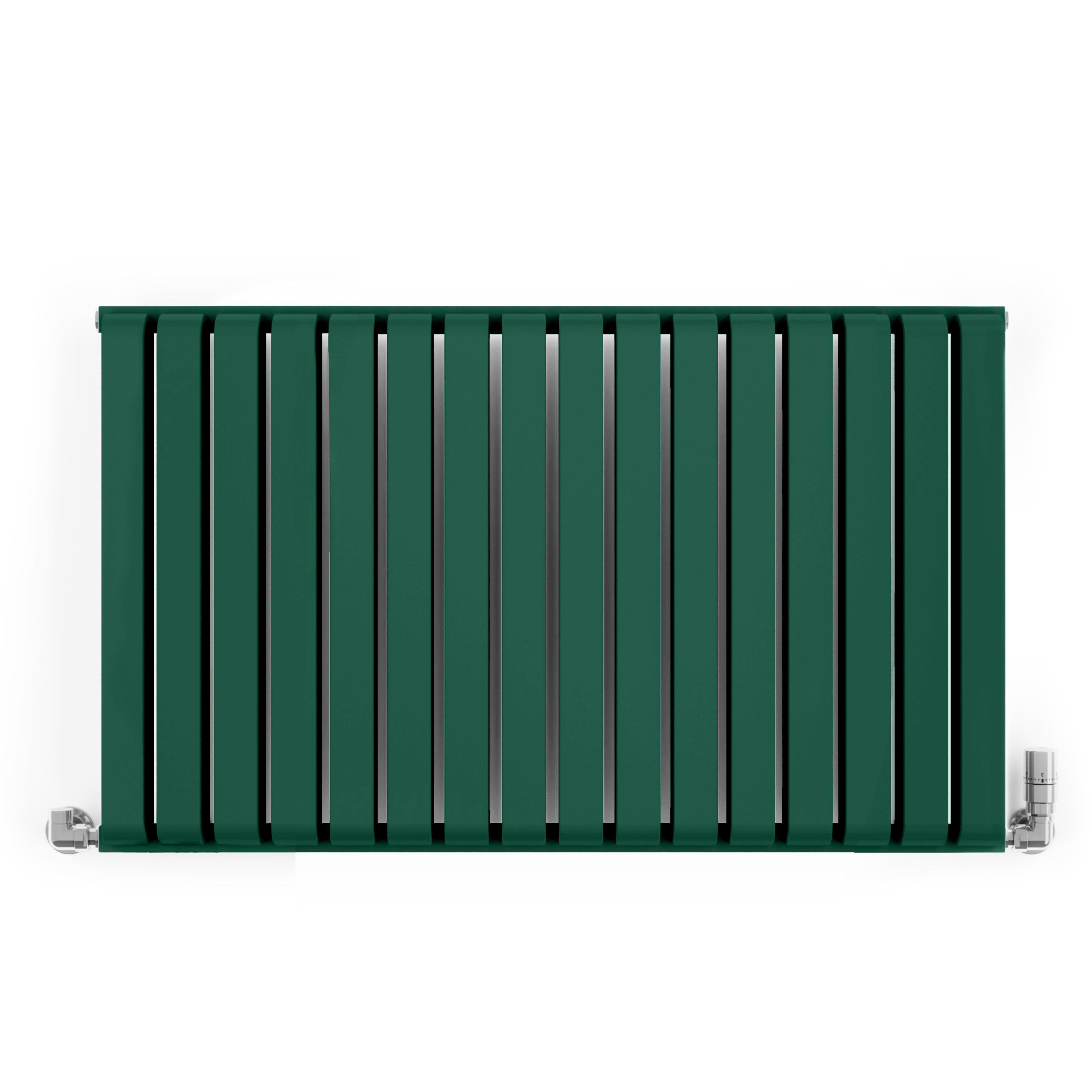 Terma Warp Room Green Hydronic Horizontal Designer 3945BTU Radiator, (W)1045mm x (H)630mm