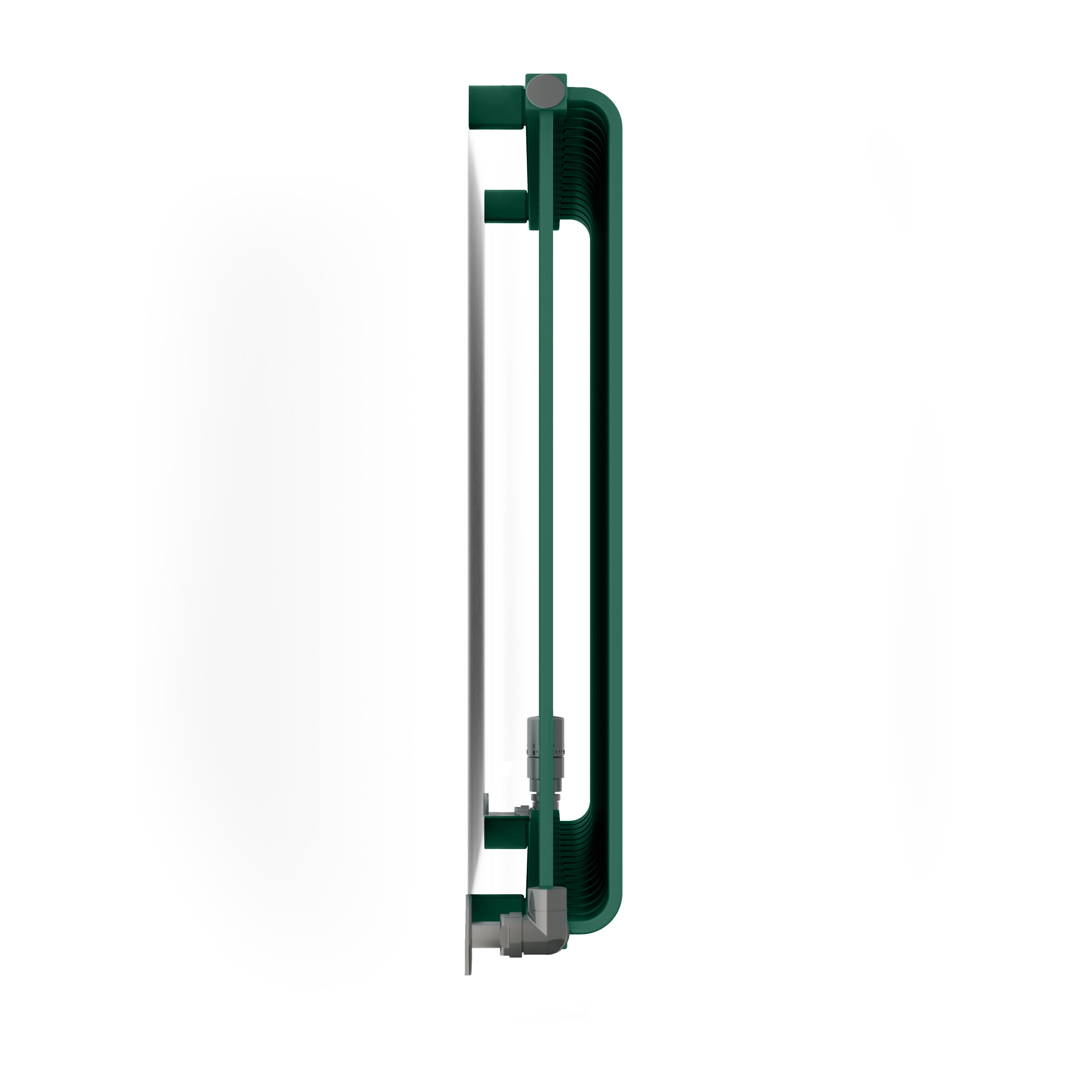 Terma Warp Room Green Hydronic Horizontal Designer 3945BTU Radiator, (W)1045mm x (H)630mm