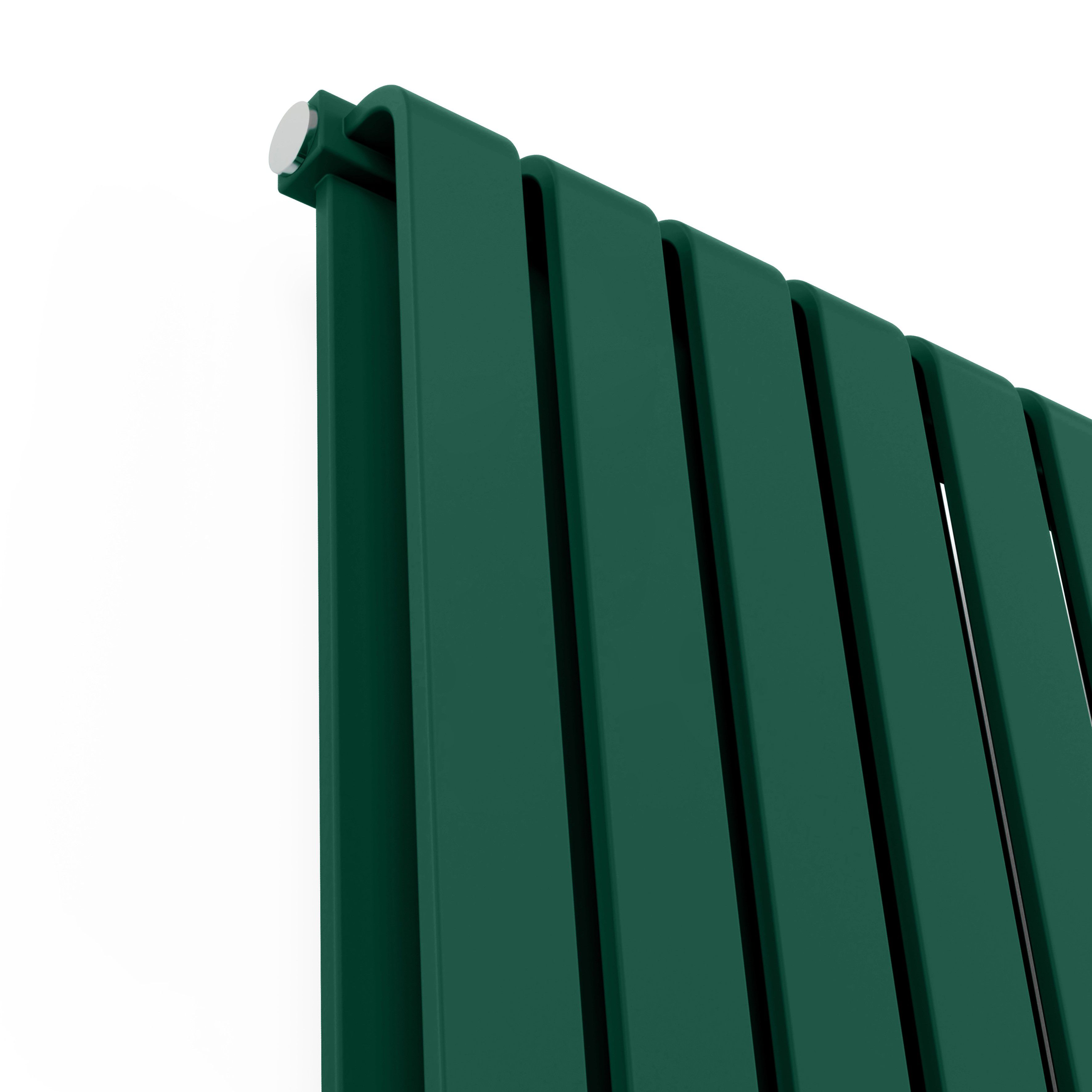 Terma Warp Room Green Hydronic Horizontal Designer 3945BTU Radiator, (W)1045mm x (H)630mm