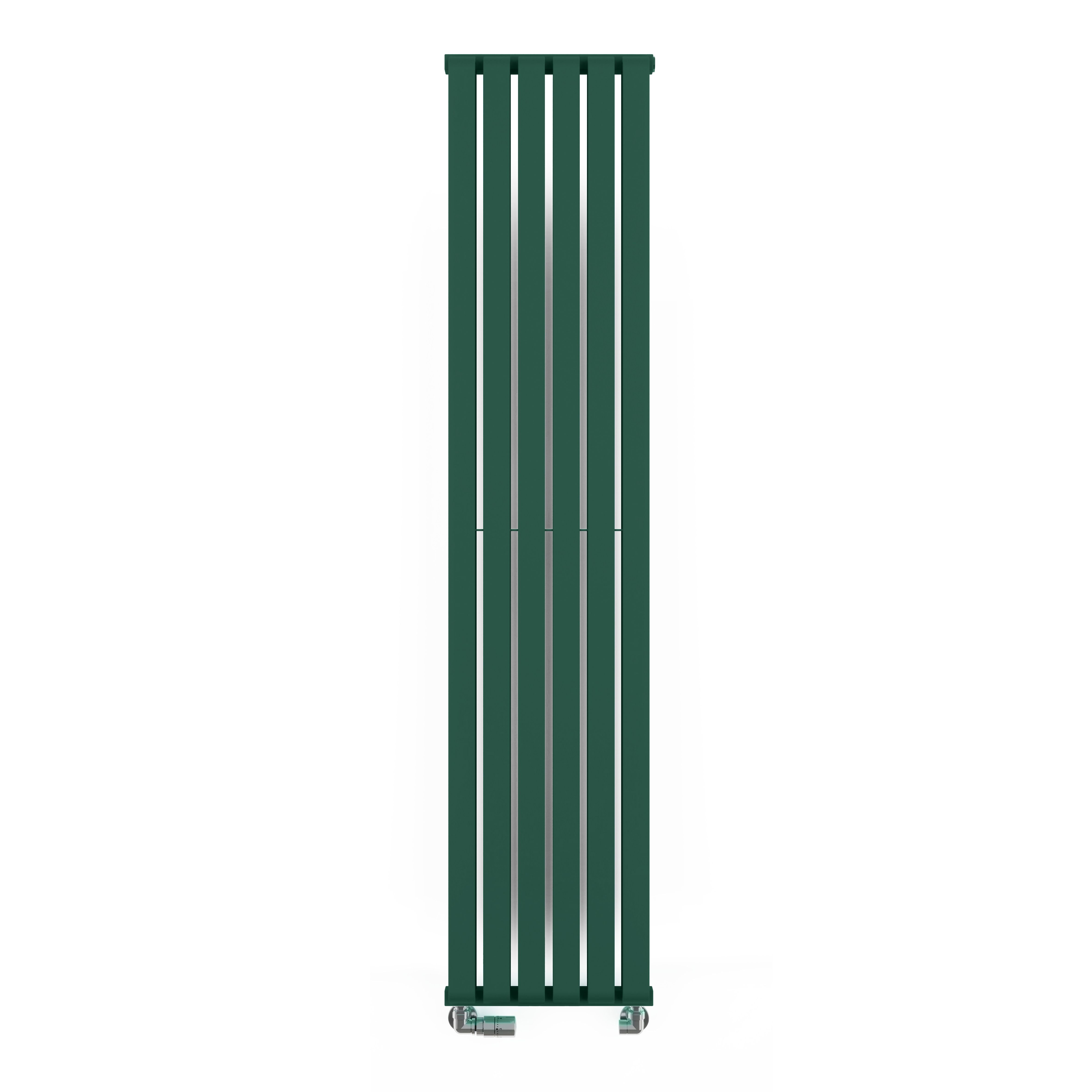 Terma Warp Room Green Hydronic Vertical Designer 3870BTU Radiator, (W)395mm x (H)1800mm