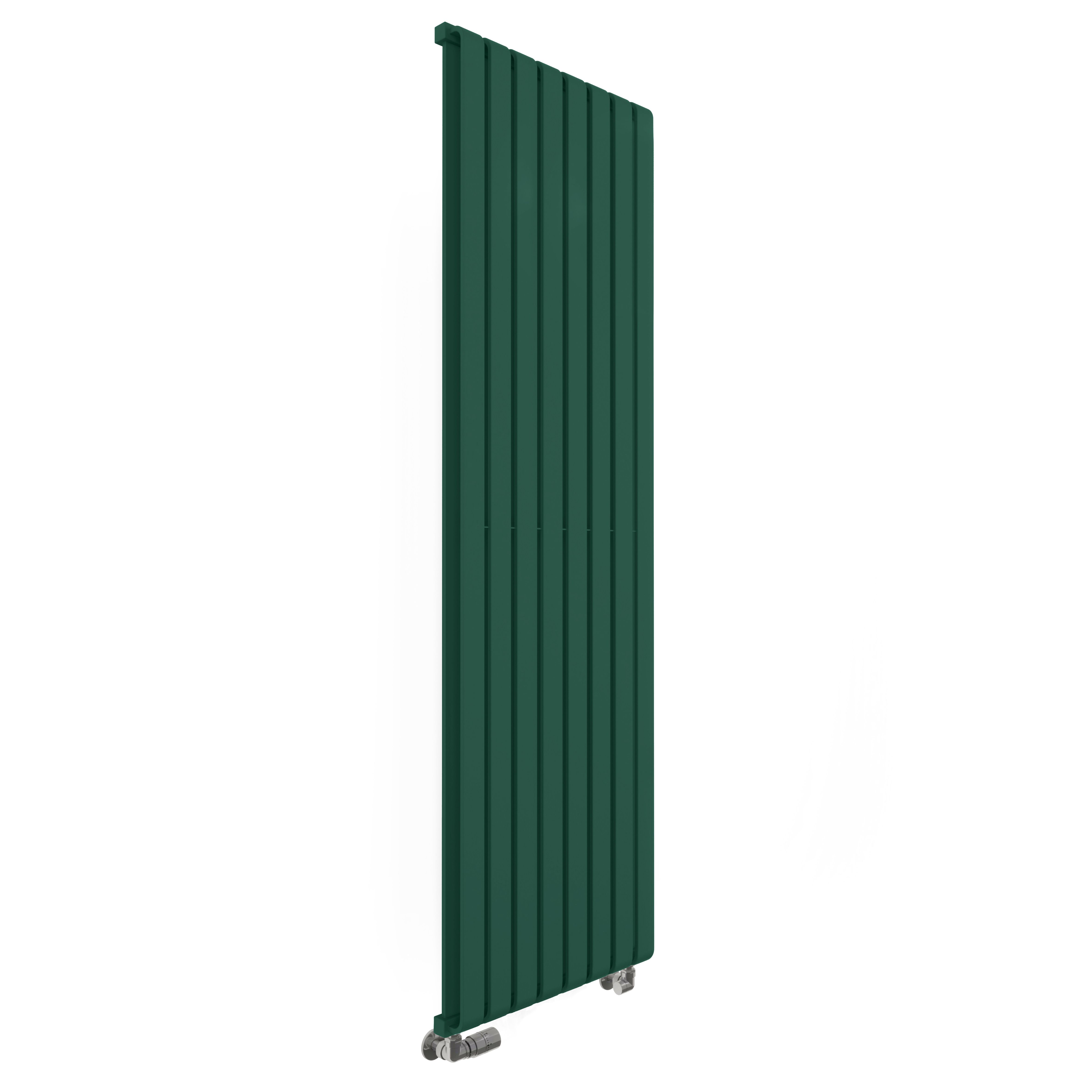 Terma Warp Room Green Hydronic Vertical Designer 5163BTU Radiator, (W)525mm x (H)1800mm