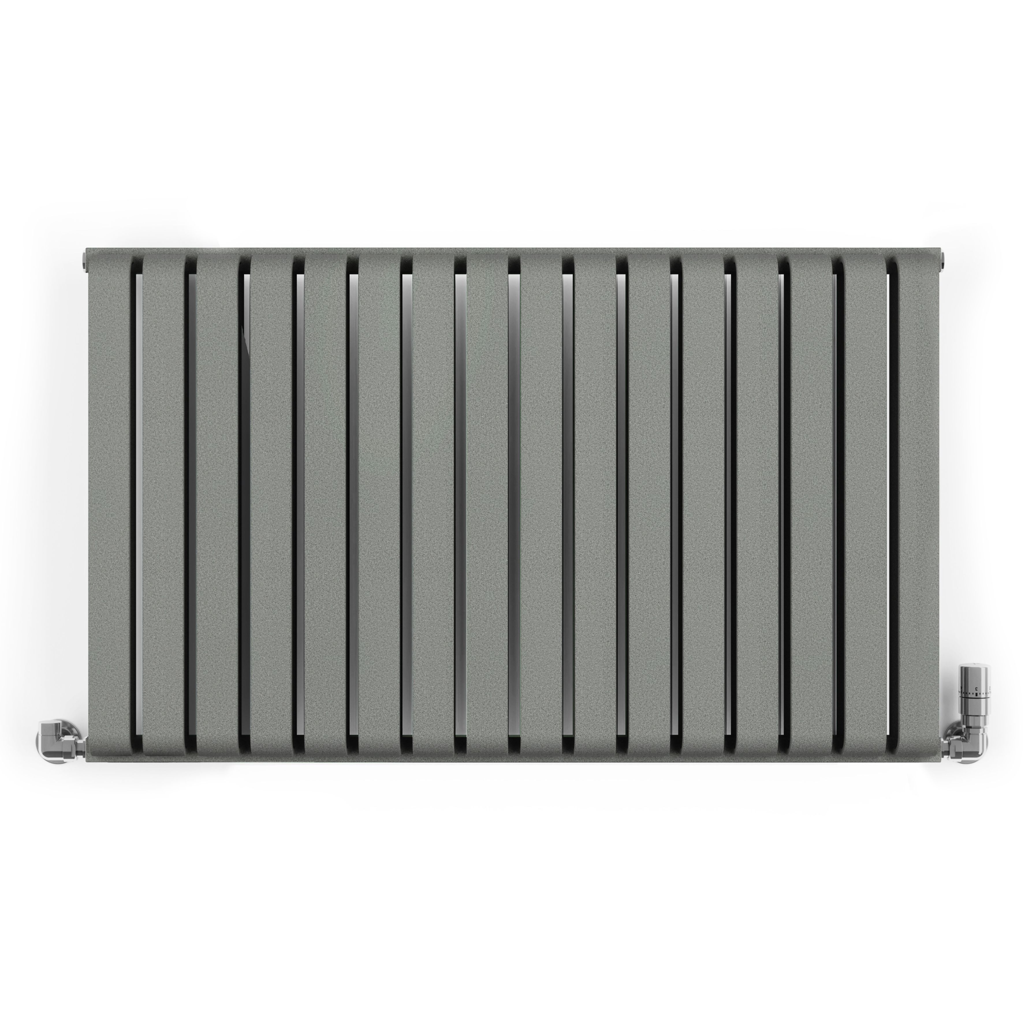 Terma Warp Room Salt n Pepper Hydronic Horizontal Designer 3945BTU Radiator, (W)1045mm x (H)630mm