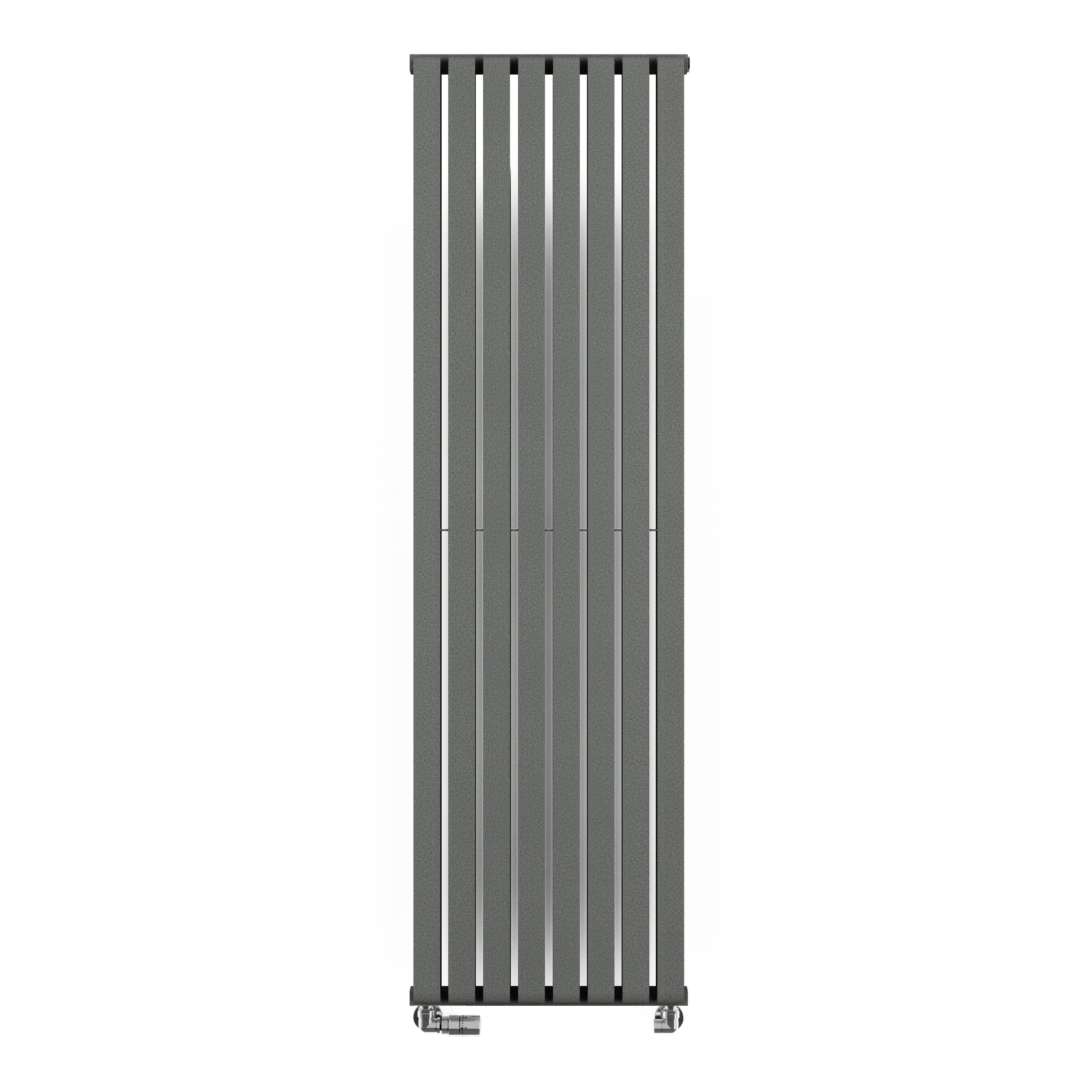 Terma Warp Room Salt n Pepper Hydronic Vertical Designer 5163BTU Radiator, (W)525mm x (H)1800mm