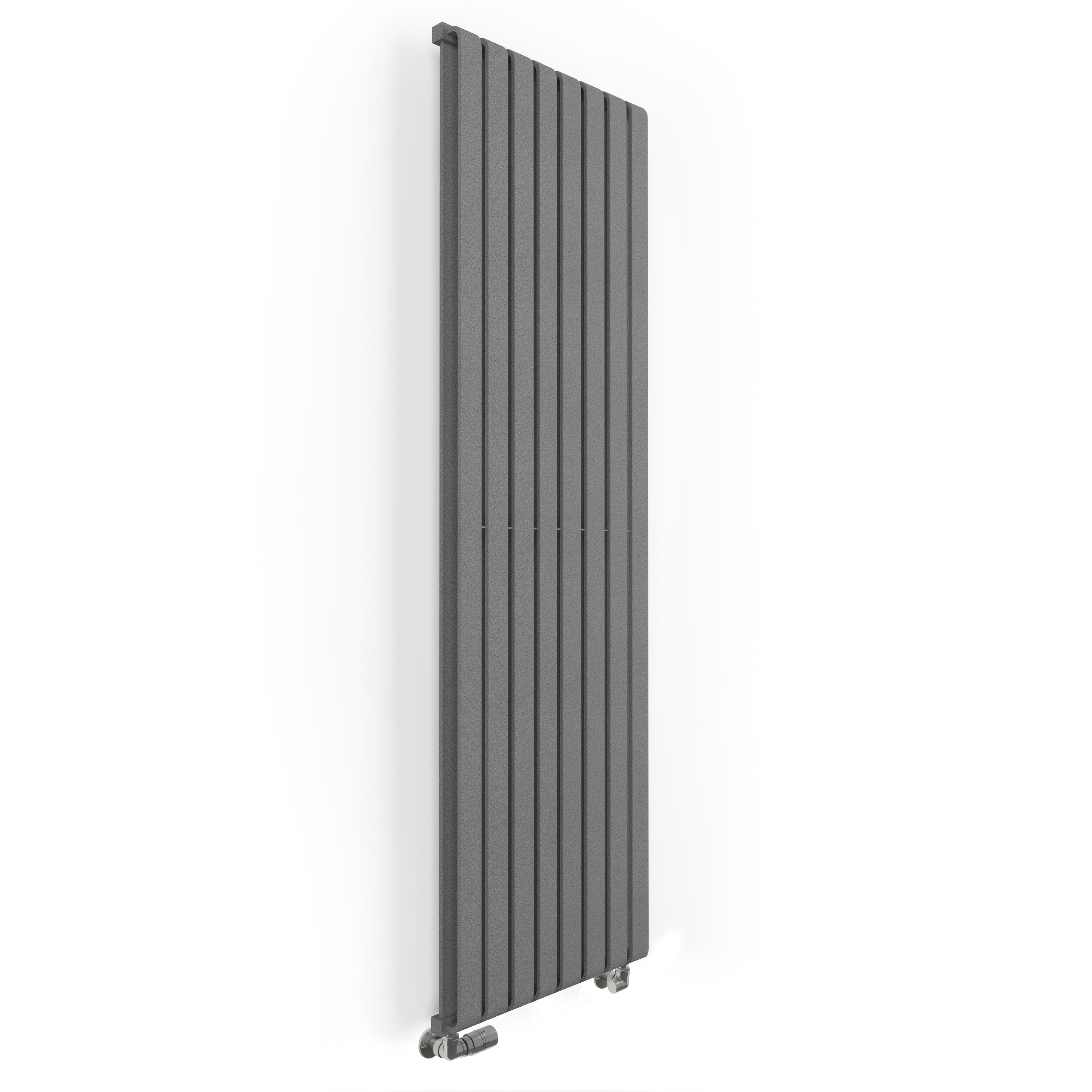 Terma Warp Room Salt n Pepper Hydronic Vertical Designer 5163BTU Radiator, (W)525mm x (H)1800mm