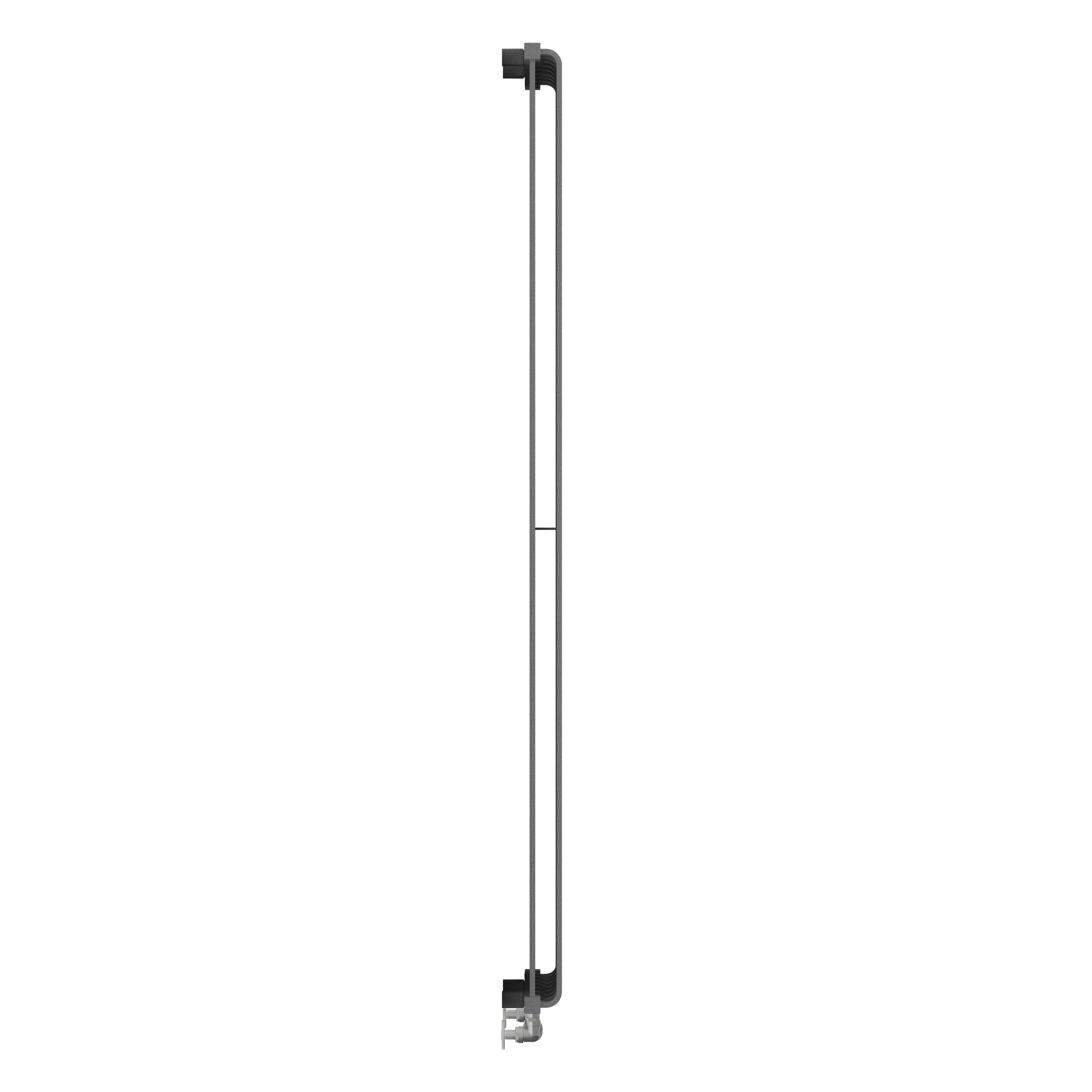 Terma Warp Room Salt n Pepper Hydronic Vertical Designer 5163BTU Radiator, (W)525mm x (H)1800mm