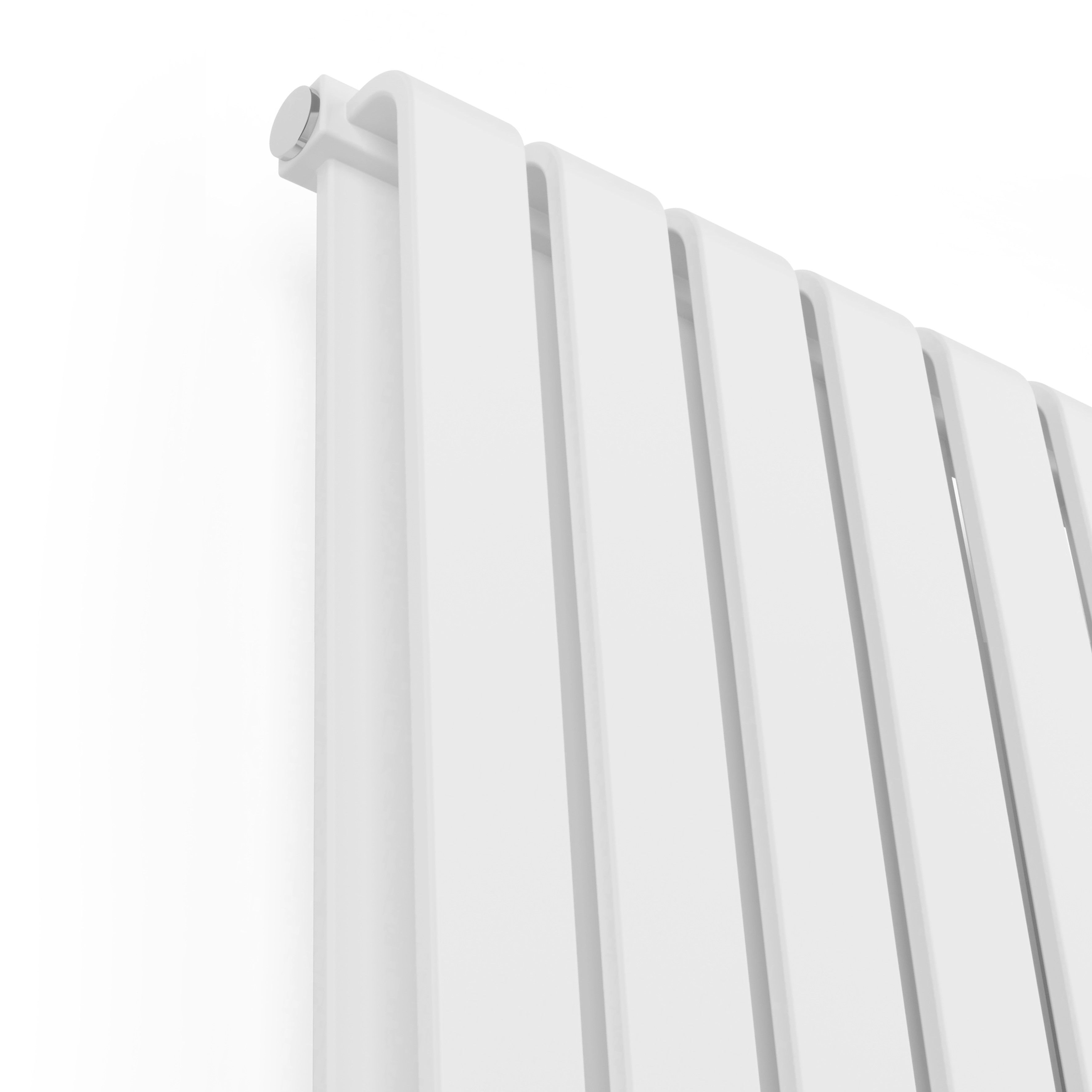 Terma Warp Room Soft White Hydronic Horizontal Designer 3317BTU Radiator, (W)1565mm x (H)330mm