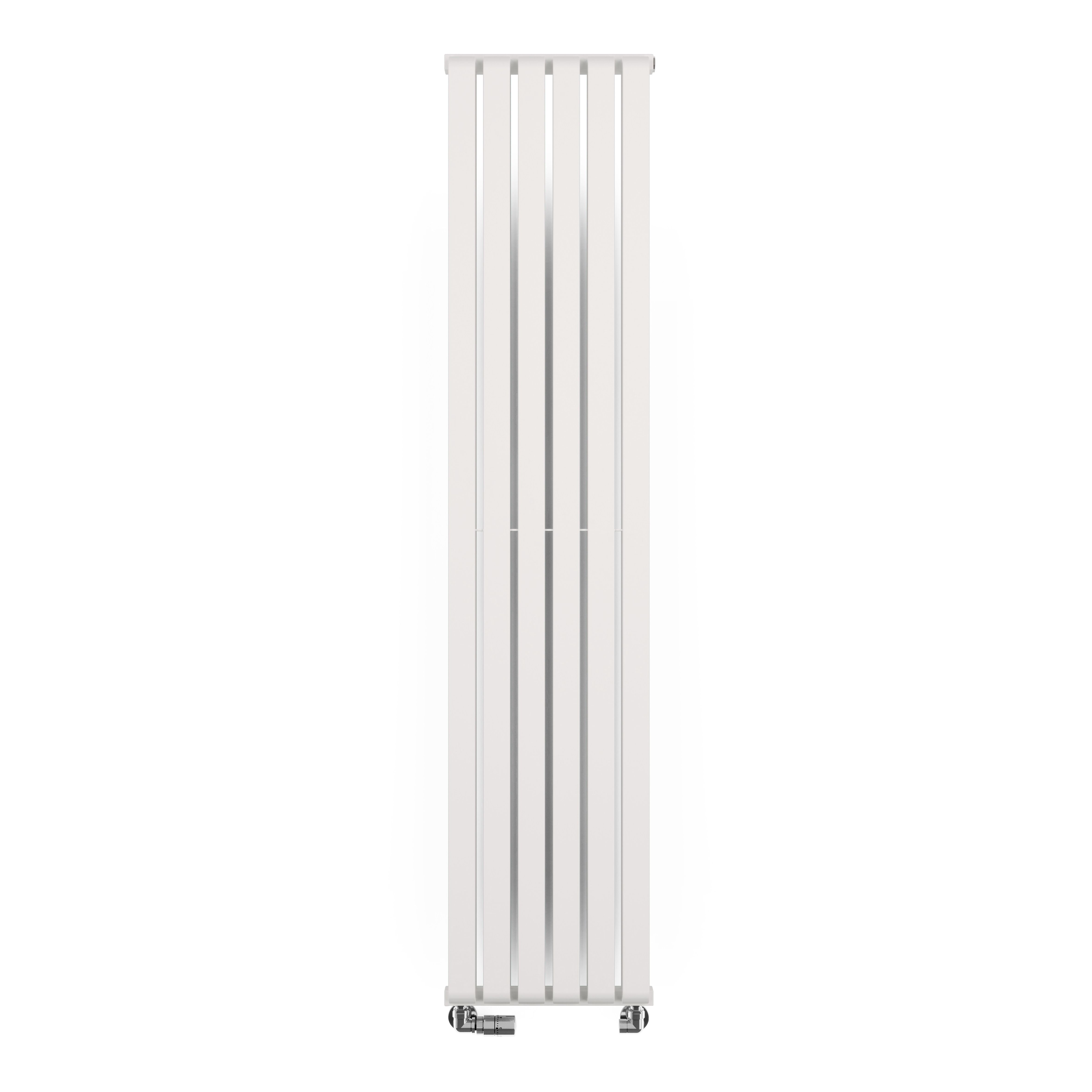 Terma Warp Room Soft White Hydronic Vertical Designer 3870BTU Radiator, (W)395mm x (H)1800mm
