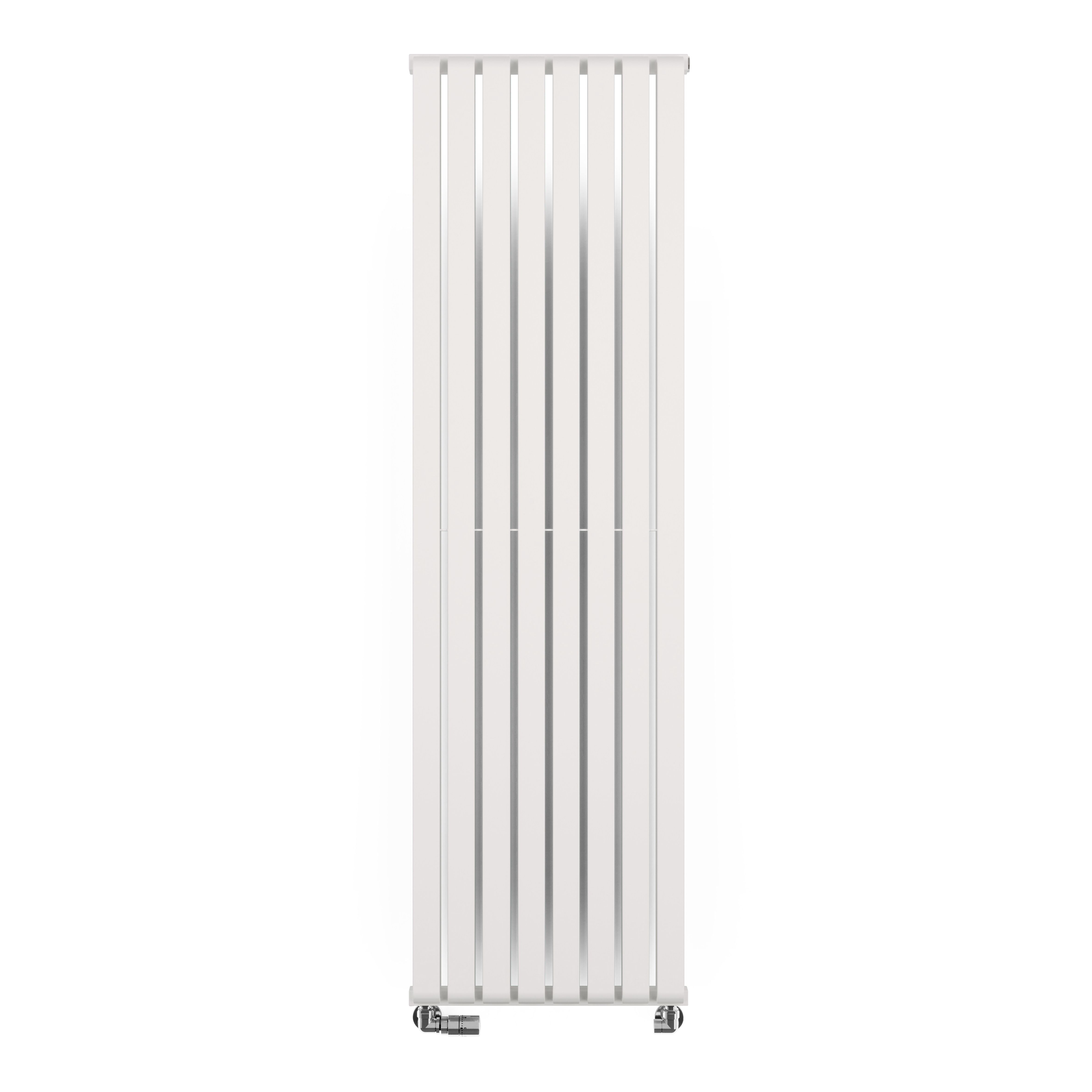 Terma Warp Room Soft White Hydronic Vertical Designer 5163BTU Radiator, (W)525mm x (H)1800mm
