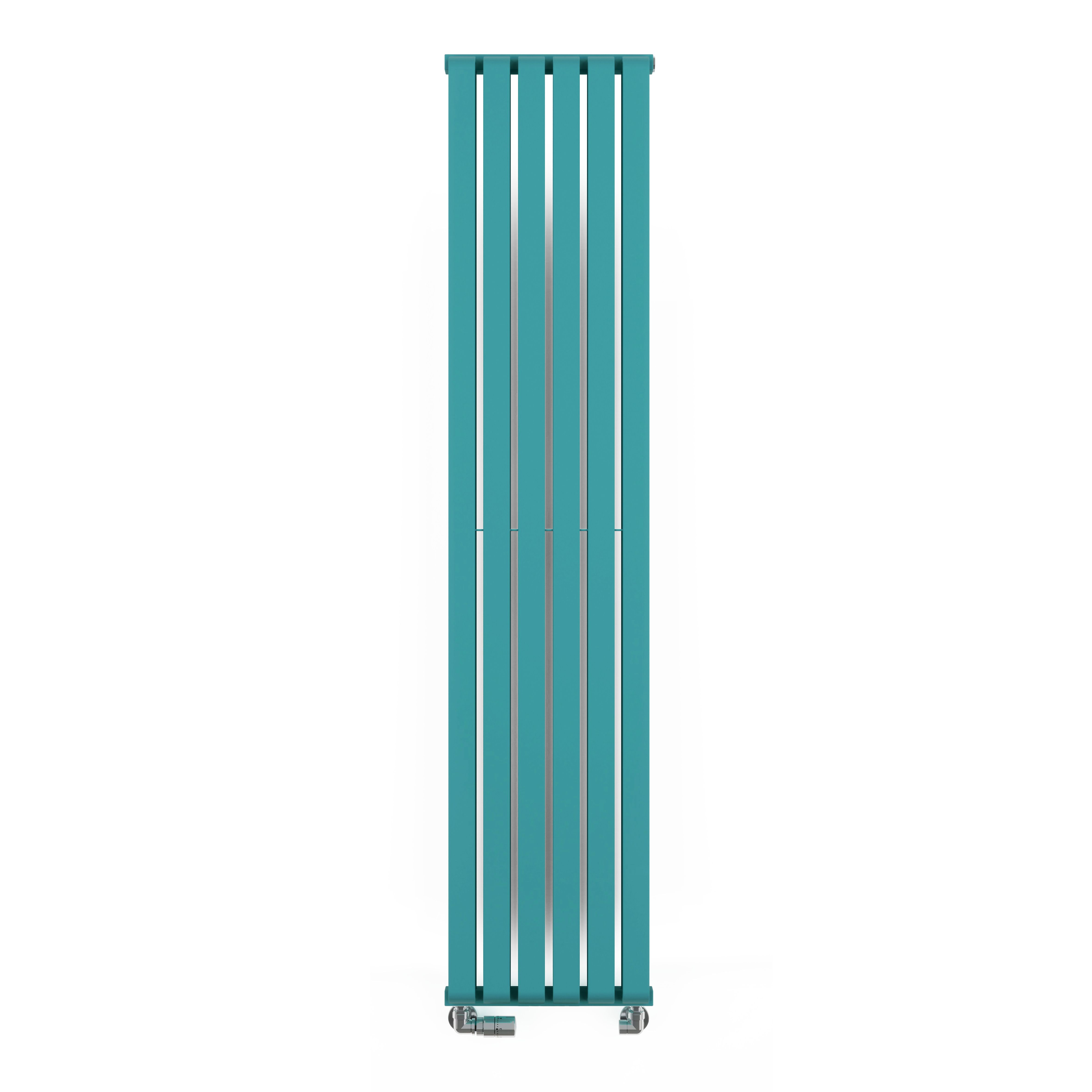 Terma Warp Room Teal Hydronic Vertical Designer 3870BTU Radiator, (W)395mm x (H)1800mm