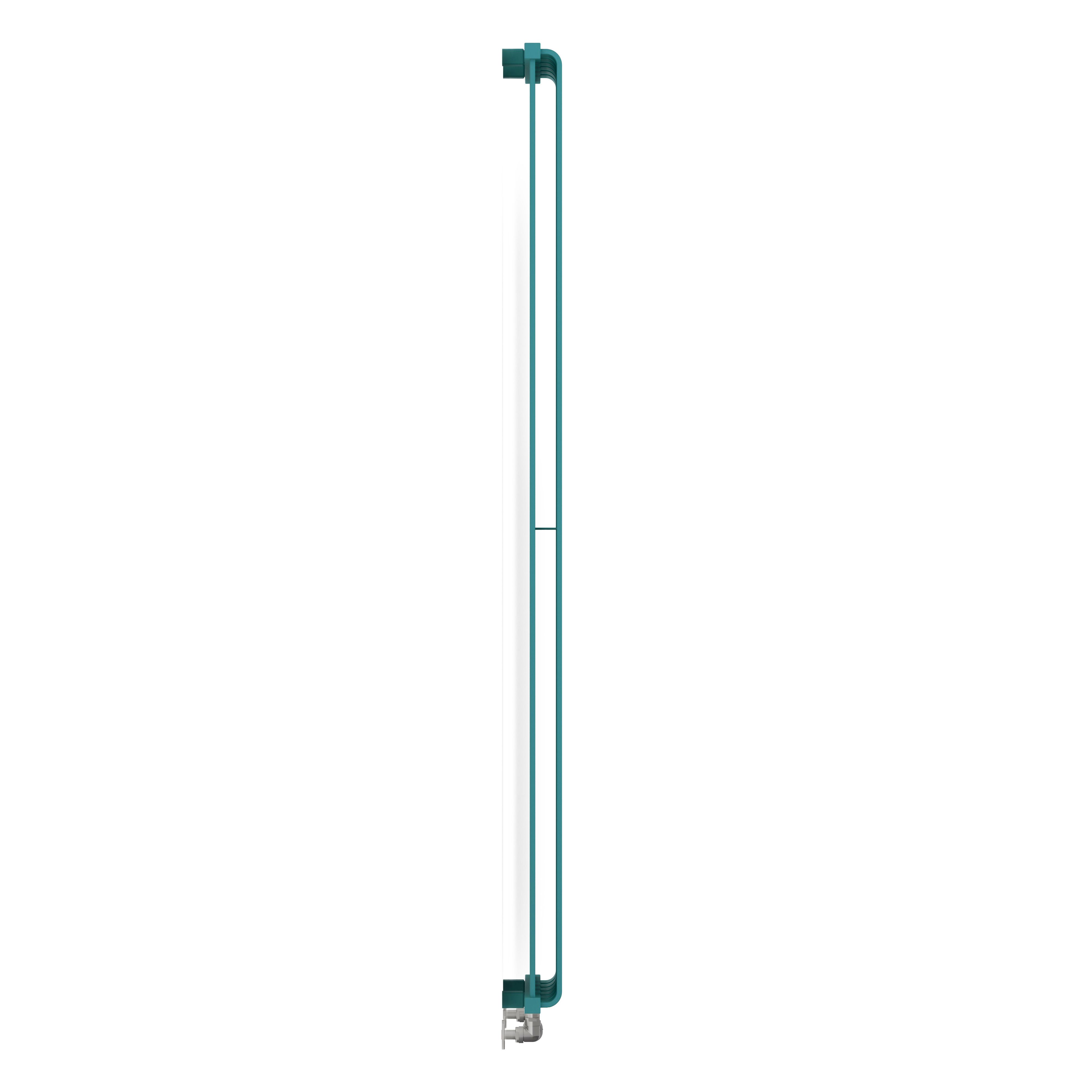 Terma Warp Room Teal Hydronic Vertical Designer 3870BTU Radiator, (W)395mm x (H)1800mm