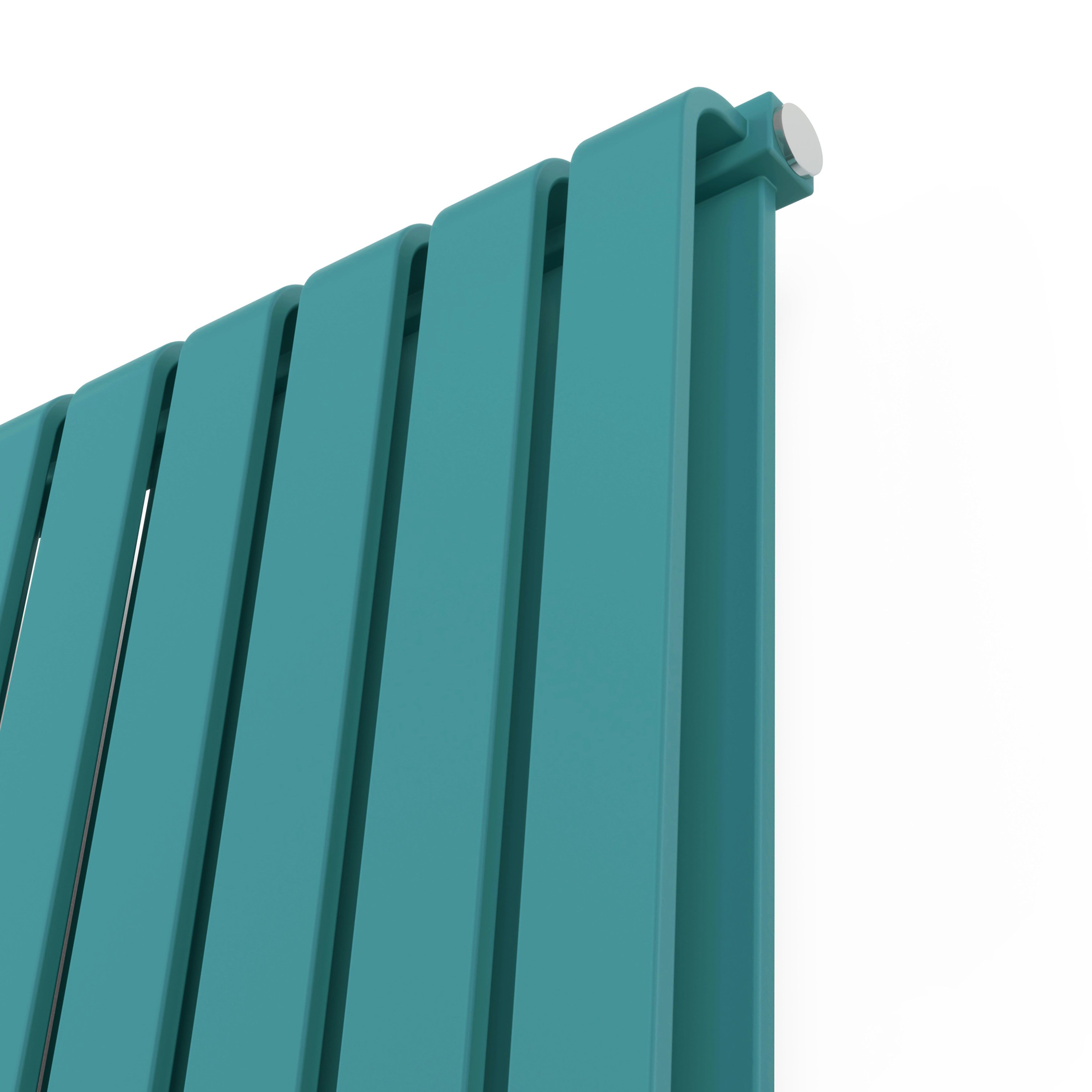 Terma Warp Room Teal Hydronic Vertical Designer 3870BTU Radiator, (W)395mm x (H)1800mm