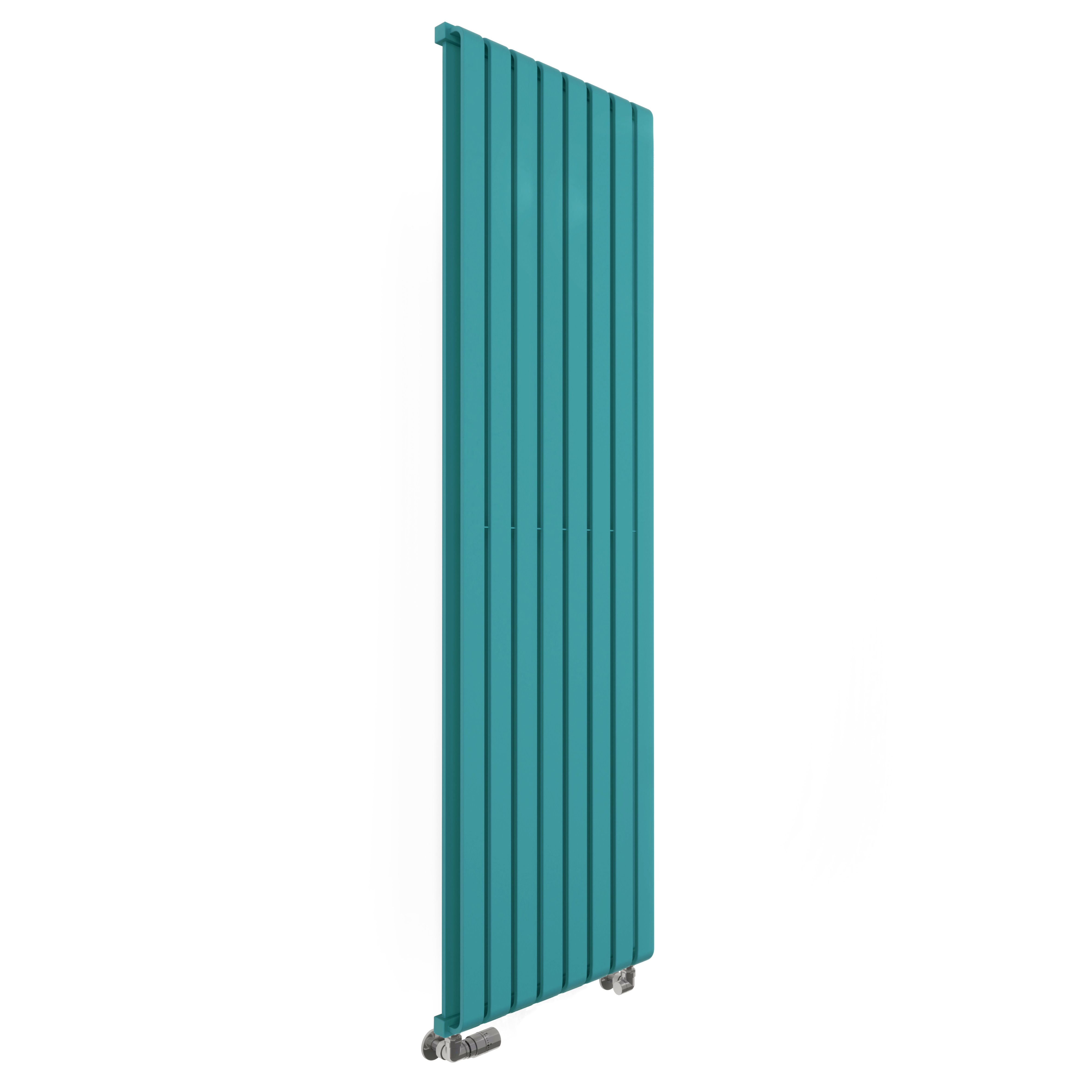 Terma Warp Room Teal Hydronic Vertical Designer 5163BTU Radiator, (W)525mm x (H)1800mm