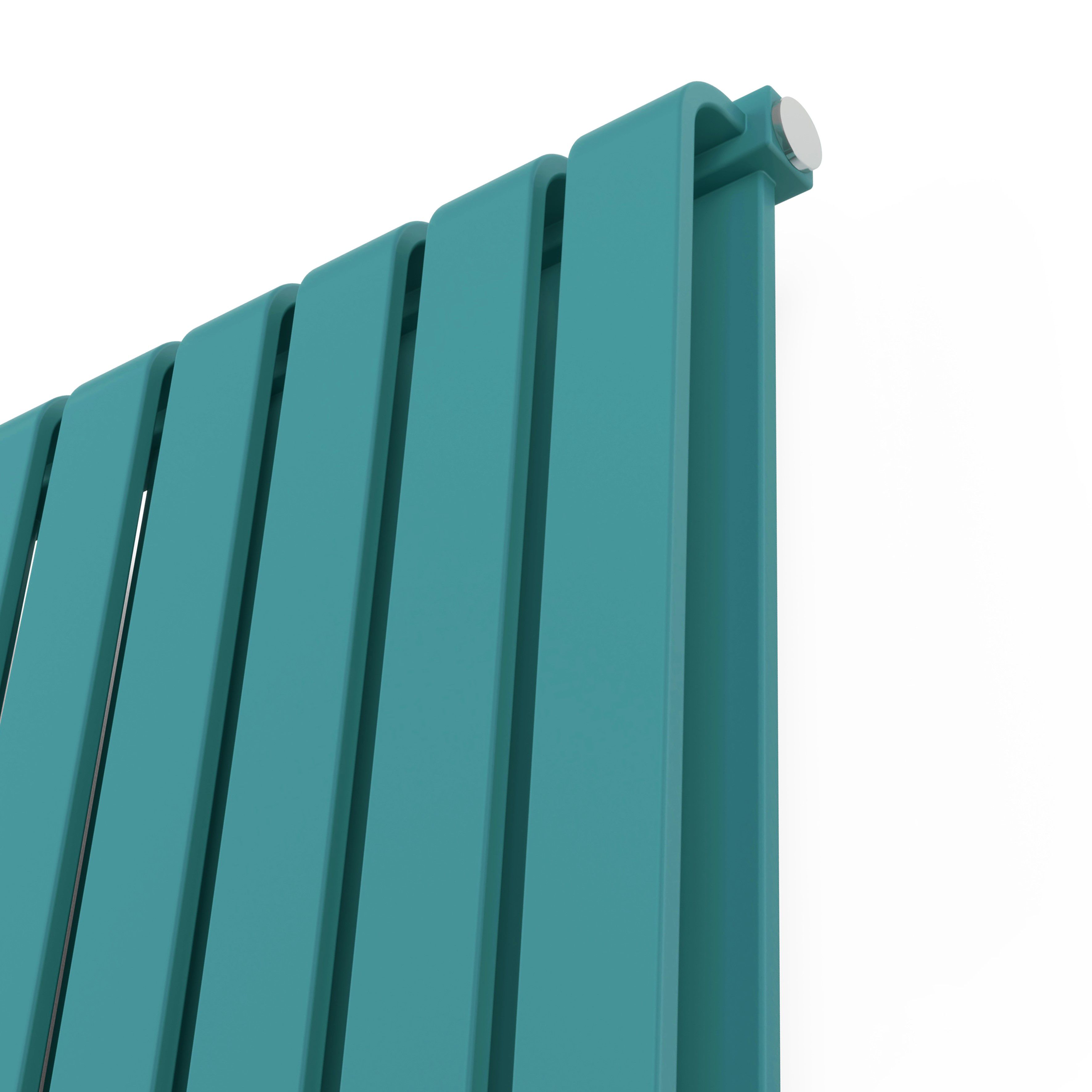 Terma Warp Room Teal Hydronic Vertical Designer 5163BTU Radiator, (W)525mm x (H)1800mm